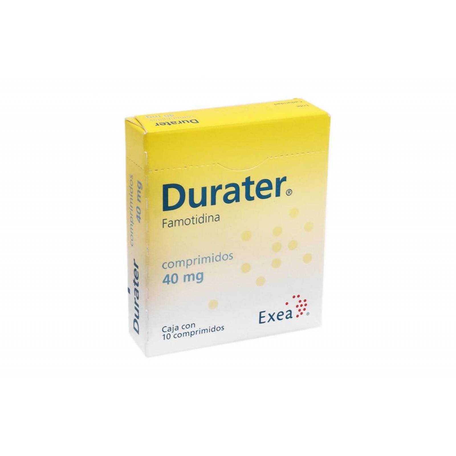 Durater 40 mg Caja Con 10 Comprimidos 