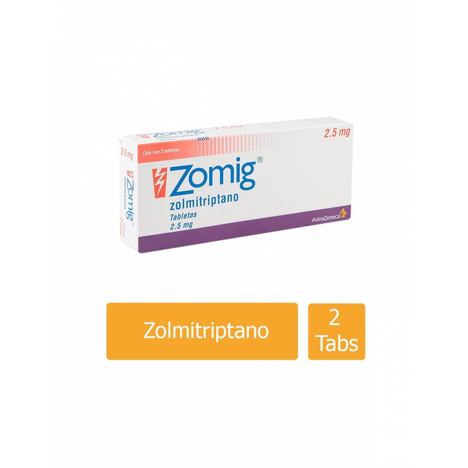 Zomig 2.5 mg Caja Con 2 Tabletas 
