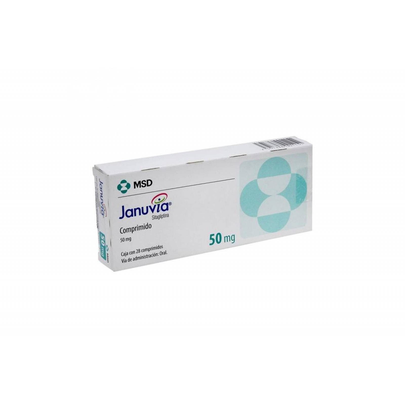 Januvia 50 mg Caja Con 28 Comprimidos 