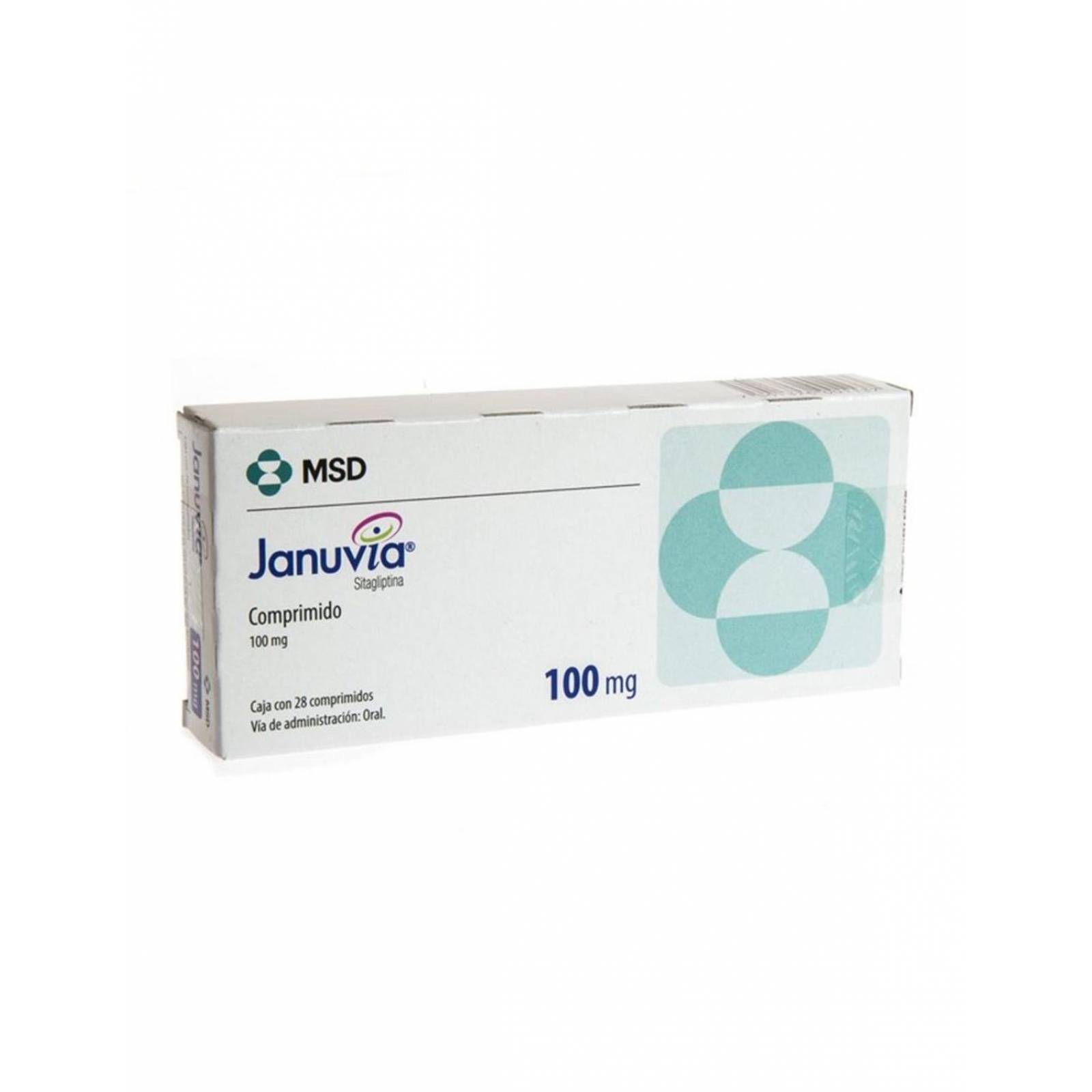 Januvia 100 mg Caja Con 28 Comprimidos 