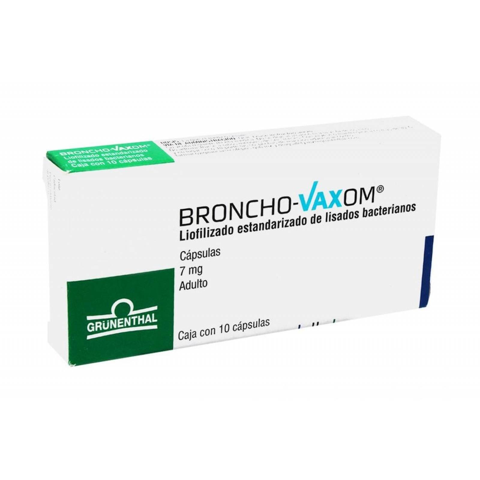 Broncho Vaxom Adulto 7 mg Caja Con 10 Cápsulas 