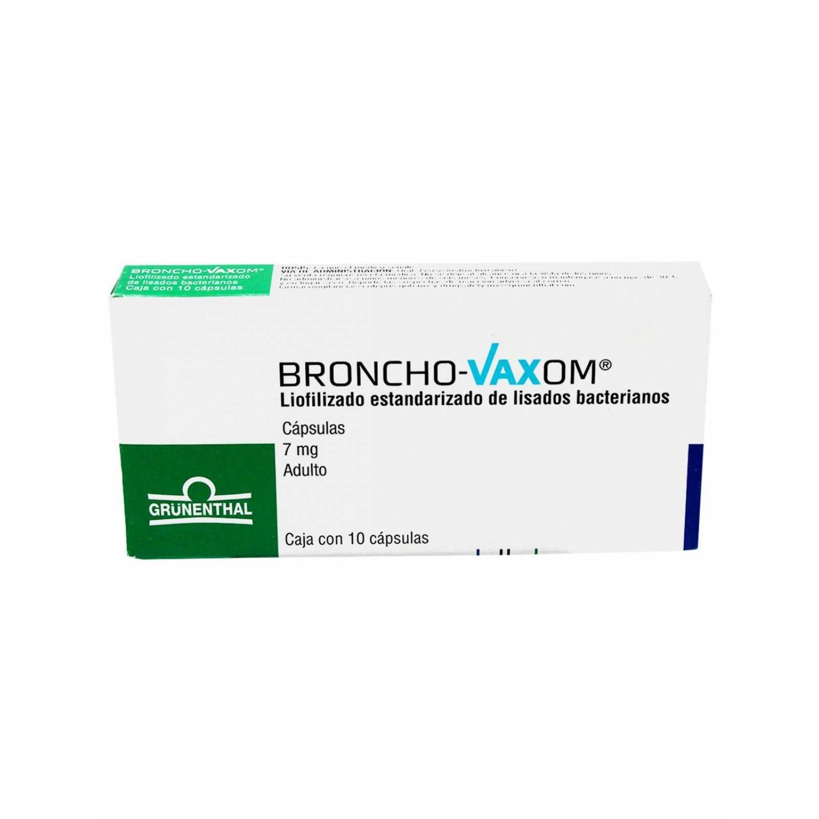 Broncho Vaxom Adulto 7 mg Caja Con 10 Cápsulas 
