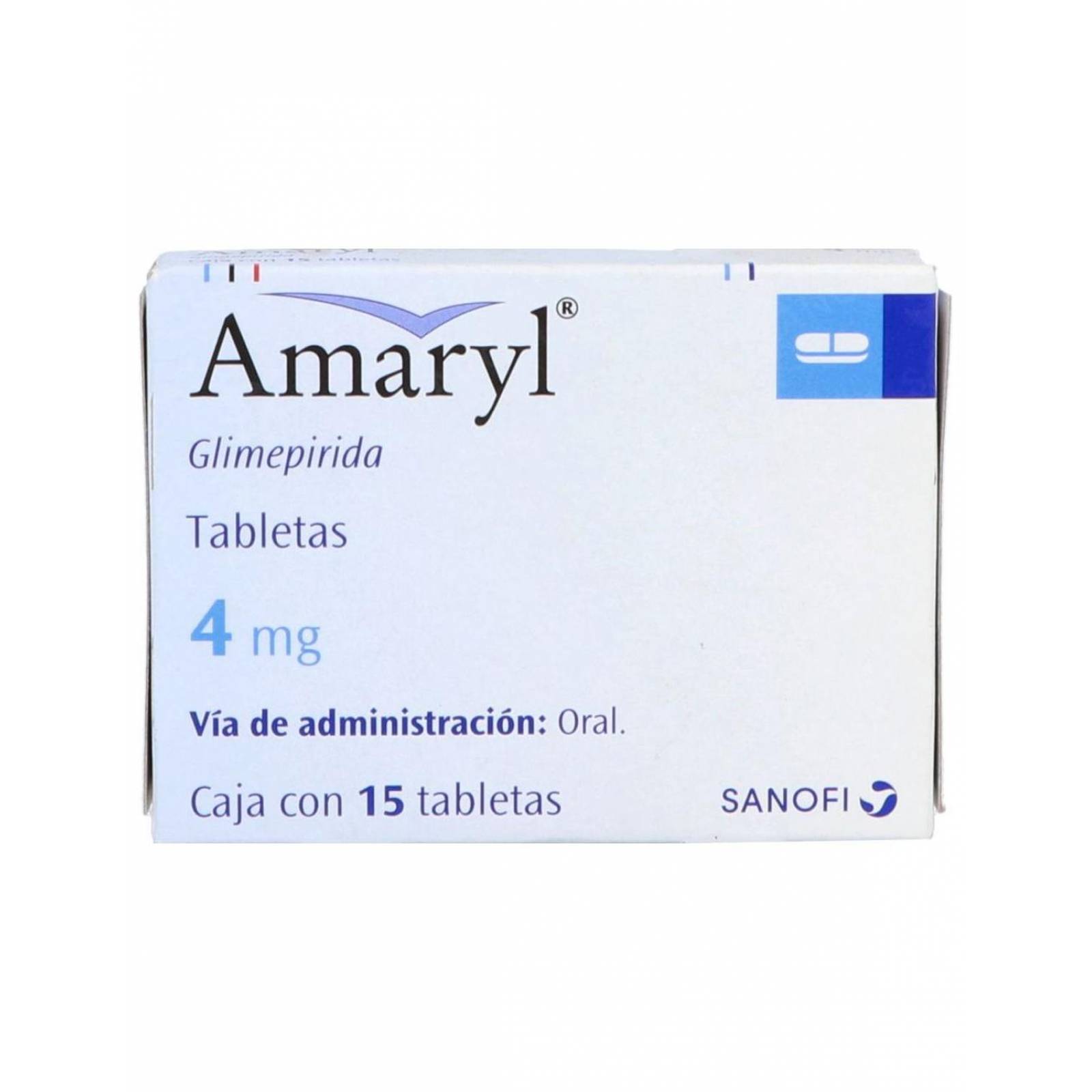 Amaryl 4 mg Caja Con 15 Tabletas 