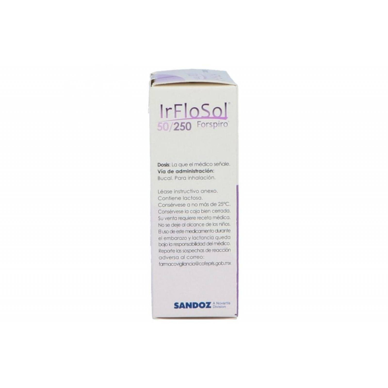 Irflosol 50 / 250 mcg Polvo Para Inhalación Caja Con Dispositivo Para 60 Dosis 