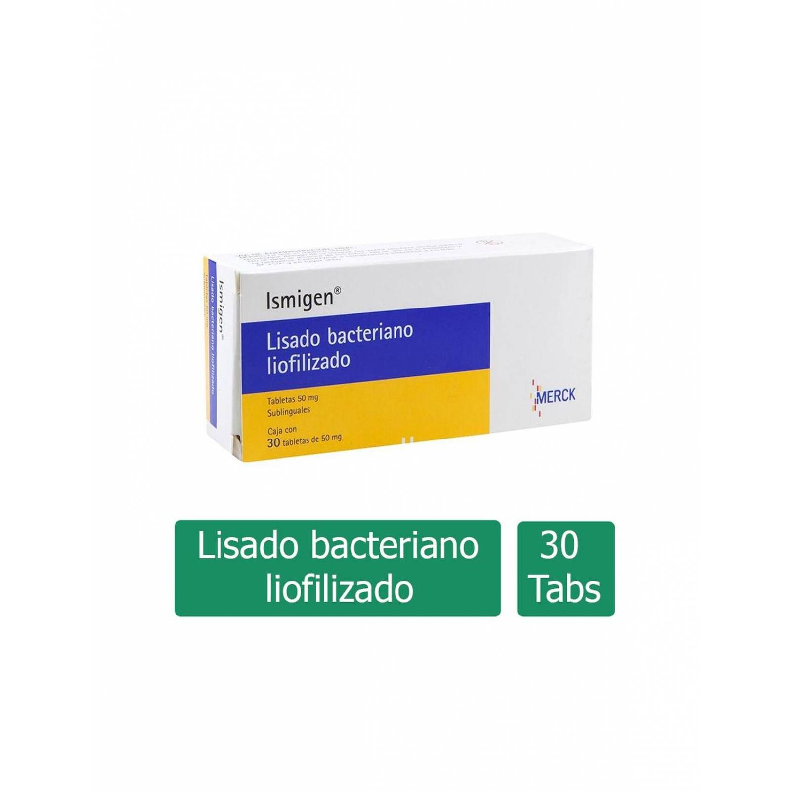 Ismigen 50 mg Caja Con 30 Tabletas 