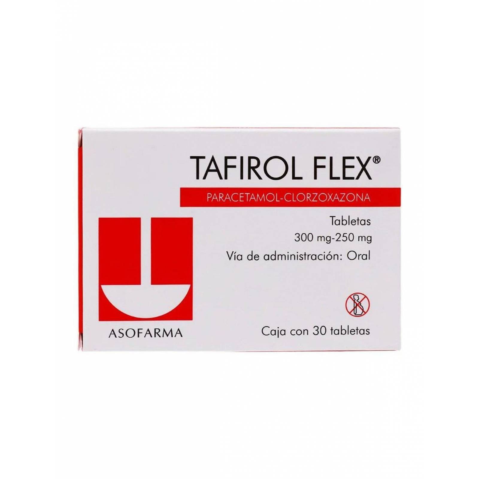 Tafirol Flex 300 mg /250 mg Caja Con 30 Tabletas 