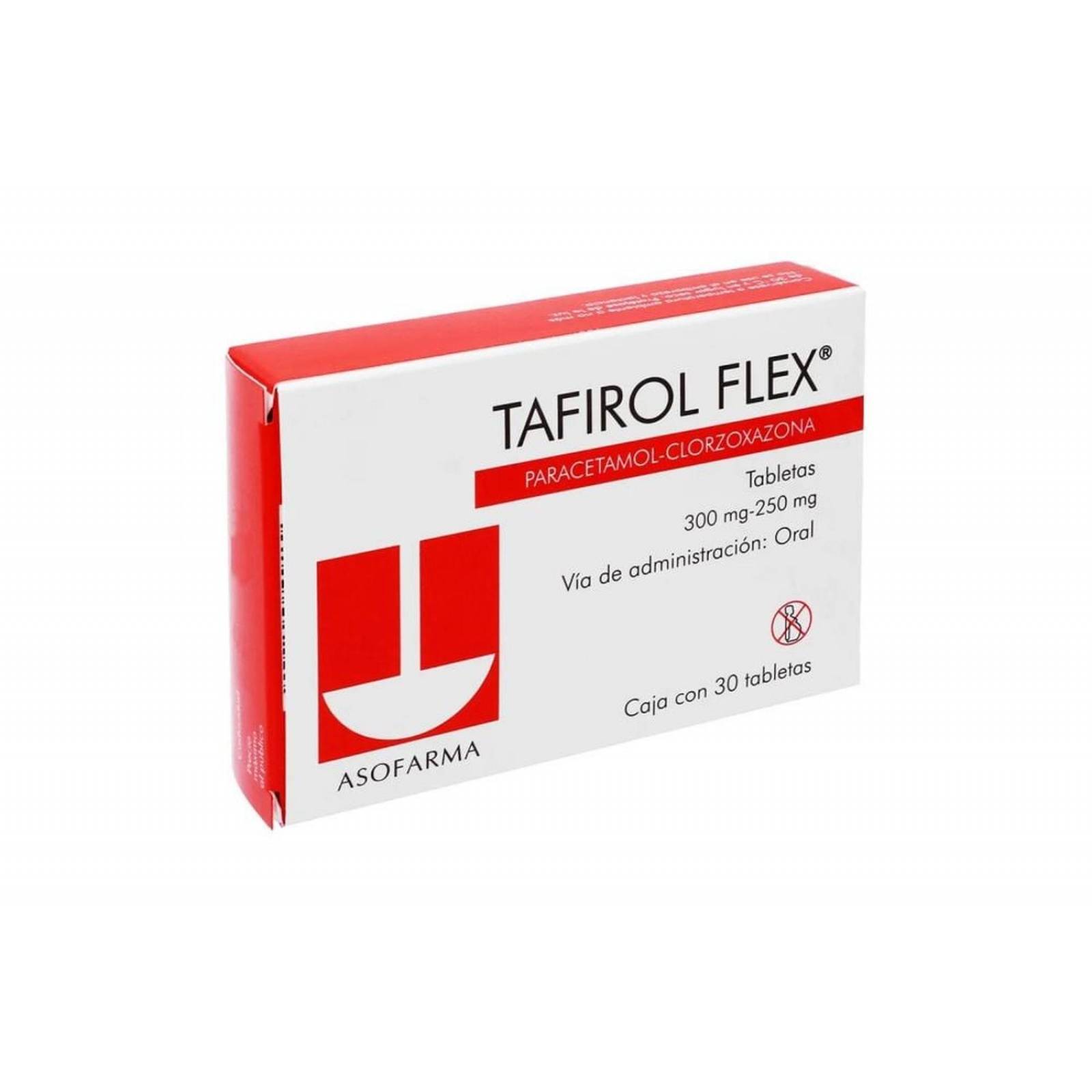 Tafirol Flex 300 mg /250 mg Caja Con 30 Tabletas 