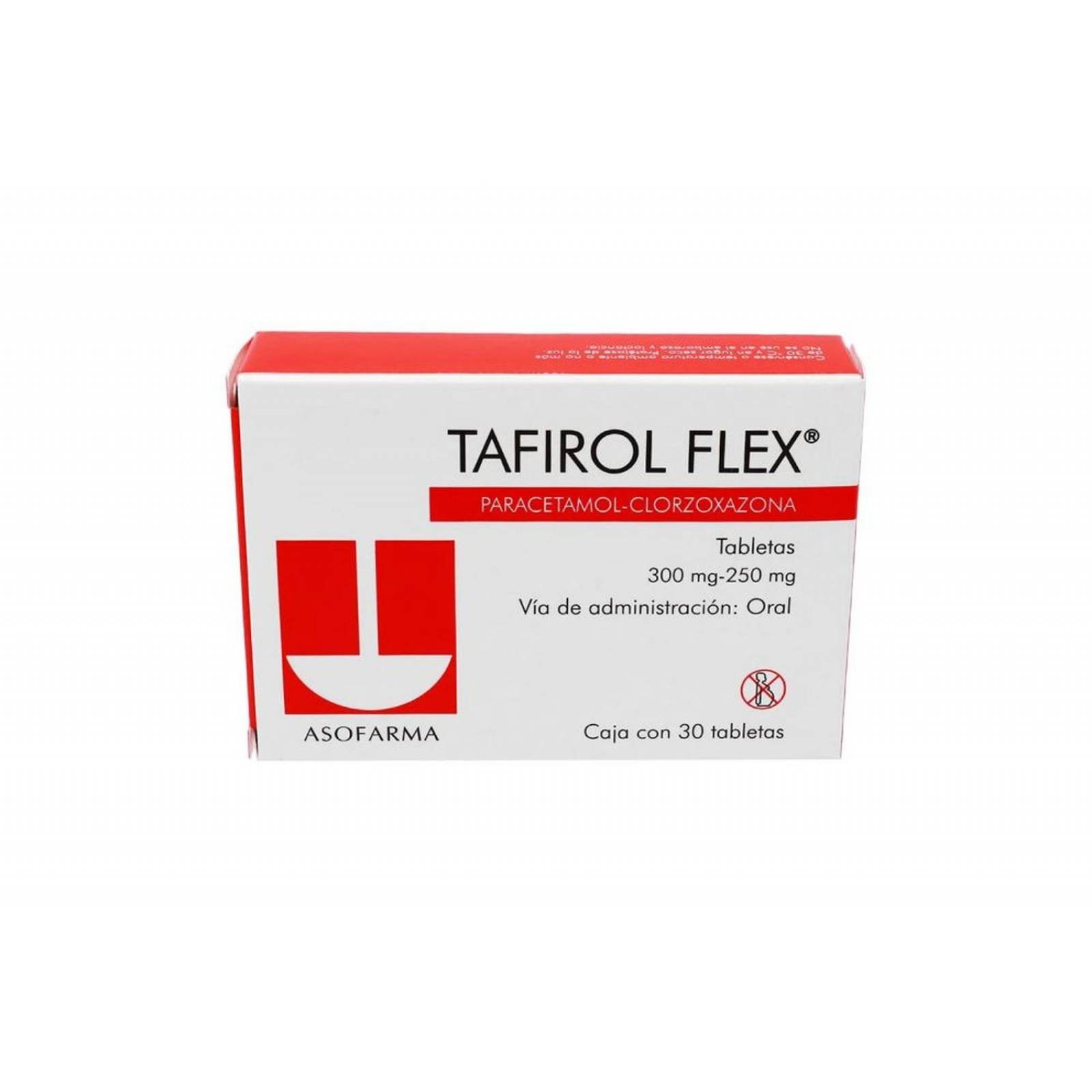 Tafirol Flex 300 mg /250 mg Caja Con 30 Tabletas 