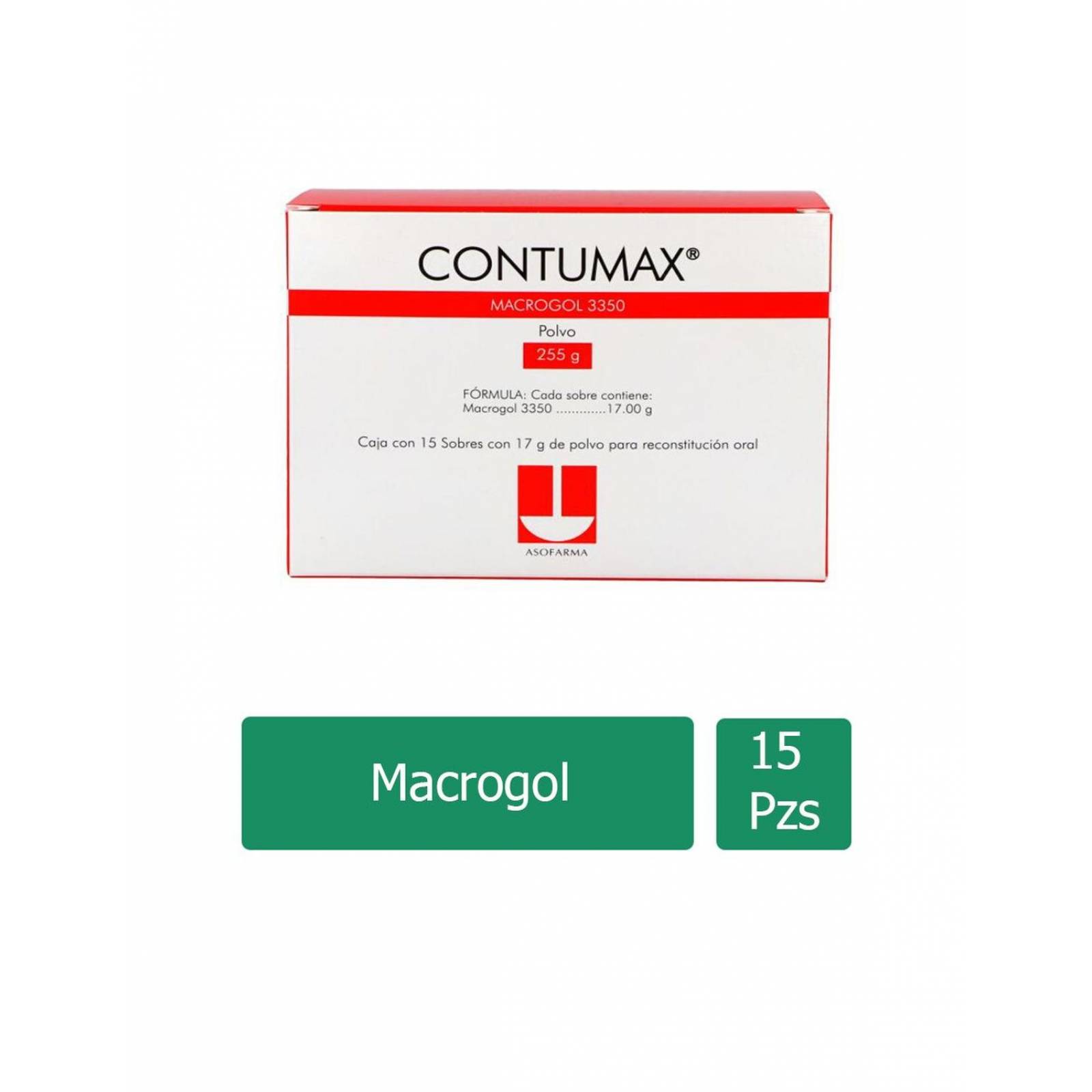 Contumax 255 g Caja Con 15 Sobres de 17 g De Polvo c/u 