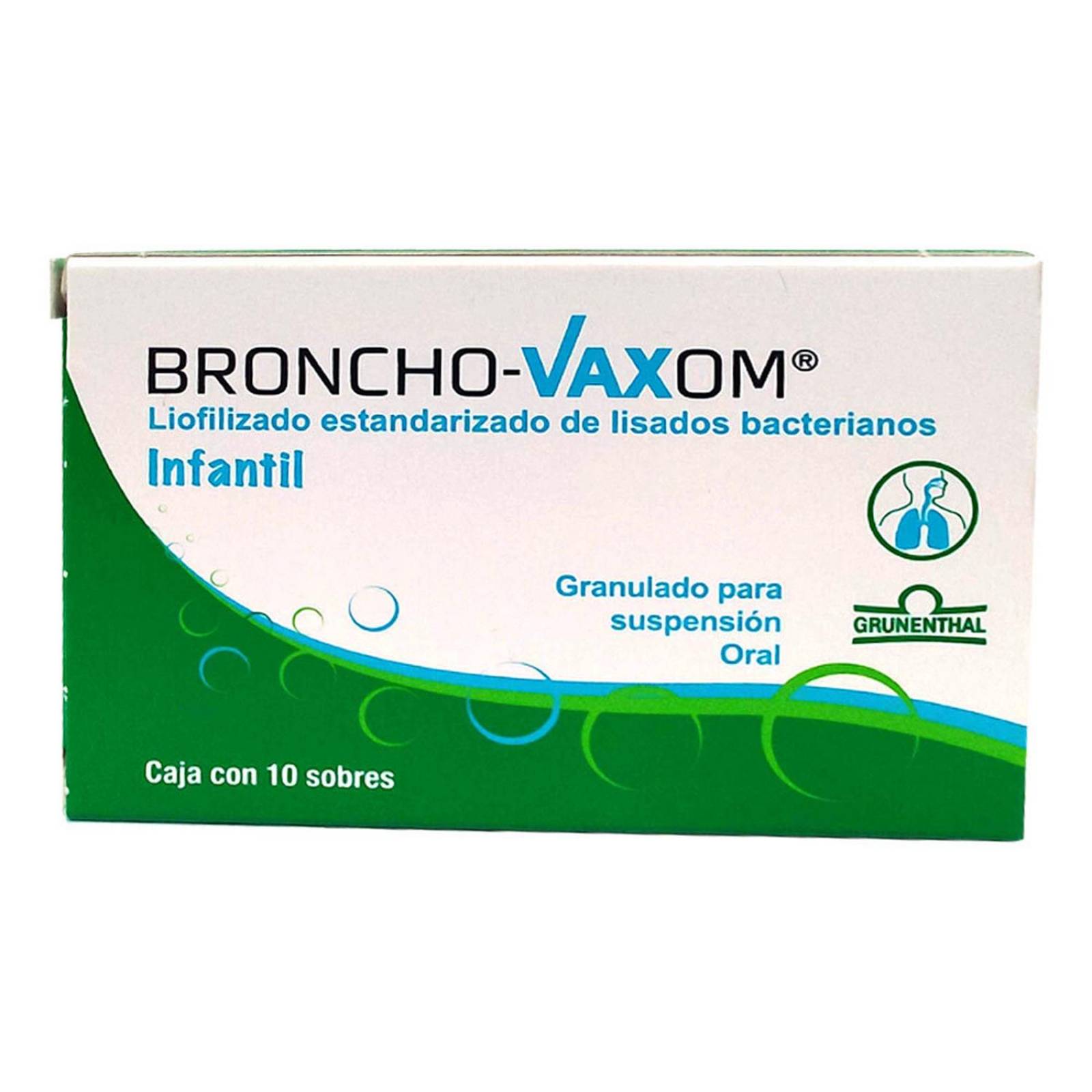 Broncho Vaxom Infantil 3.5 mg Granulado Caja Con 10 Sobres 