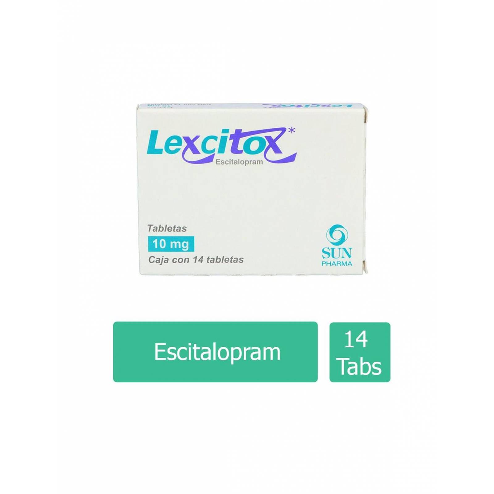 Lexcitox 10 mg Caja Con 14 Tabletas 