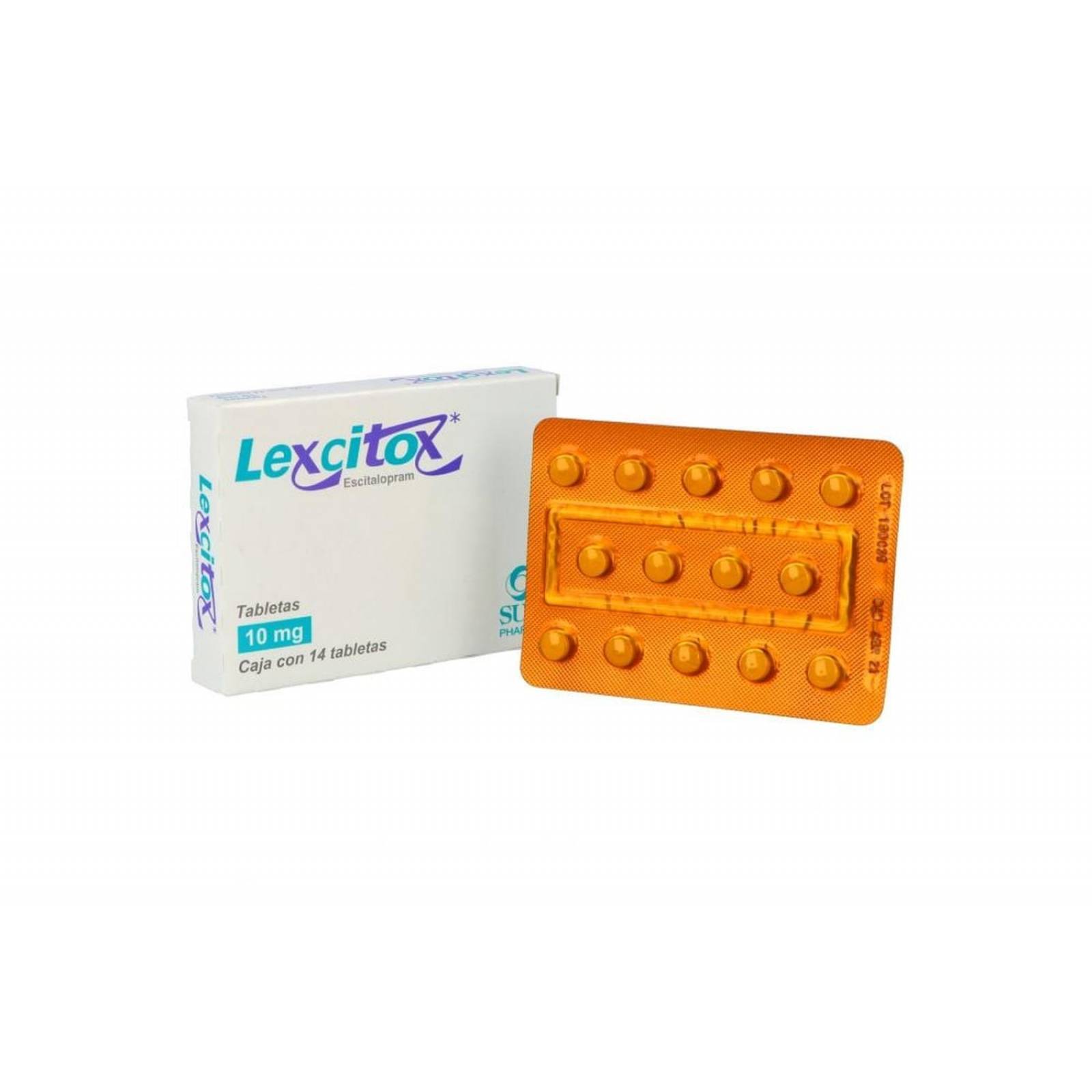 Lexcitox 10 mg Caja Con 14 Tabletas 