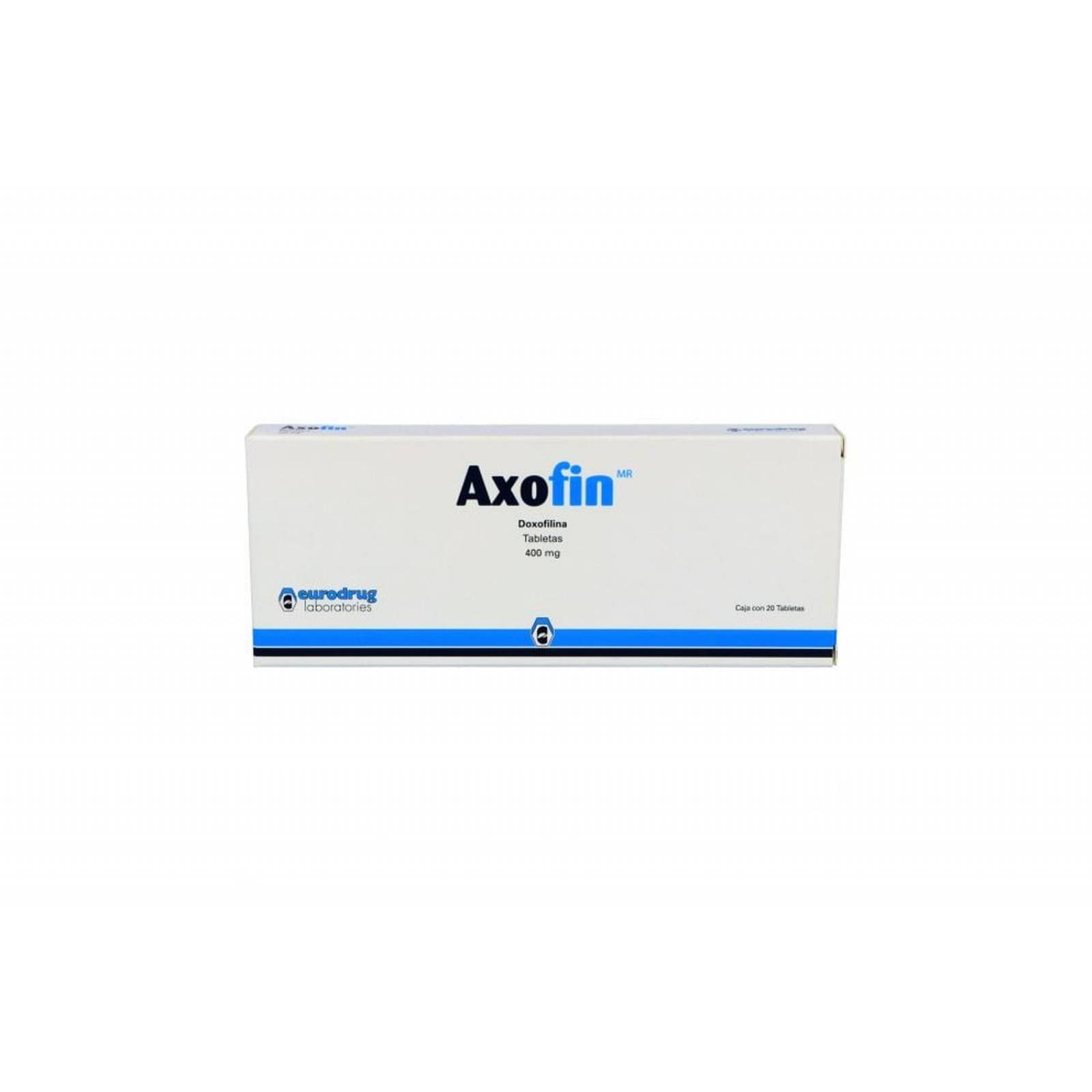 Axofin 400 mg Caja Con 20 Tabletas 