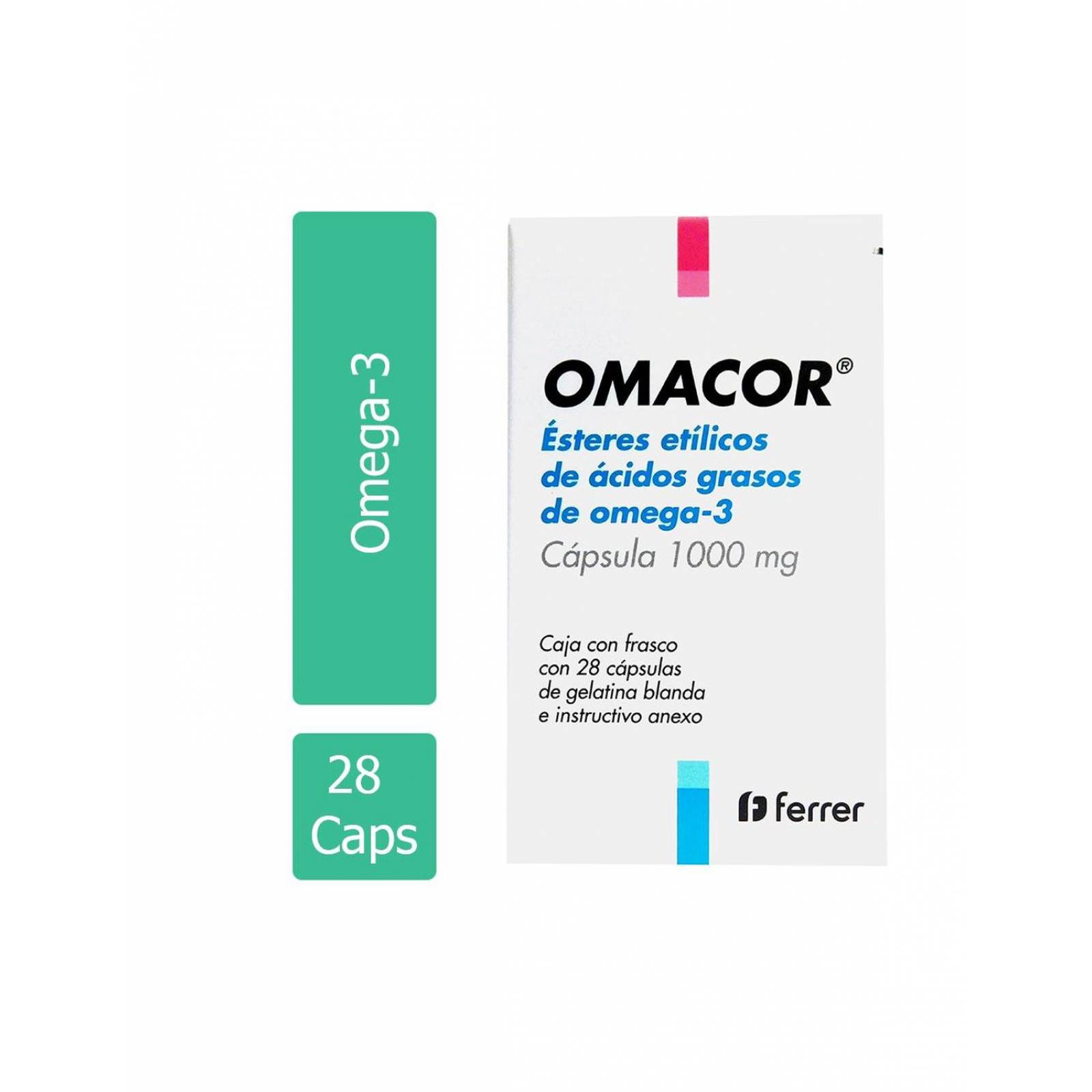 Omacor 1000 mg Frasco Con 28 Cápsulas 