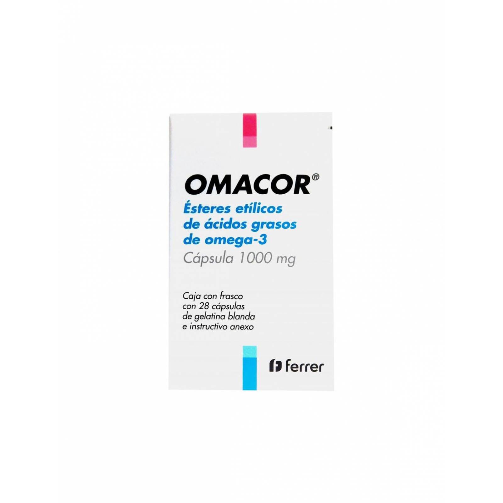 Omacor 1000 mg Frasco Con 28 Cápsulas 
