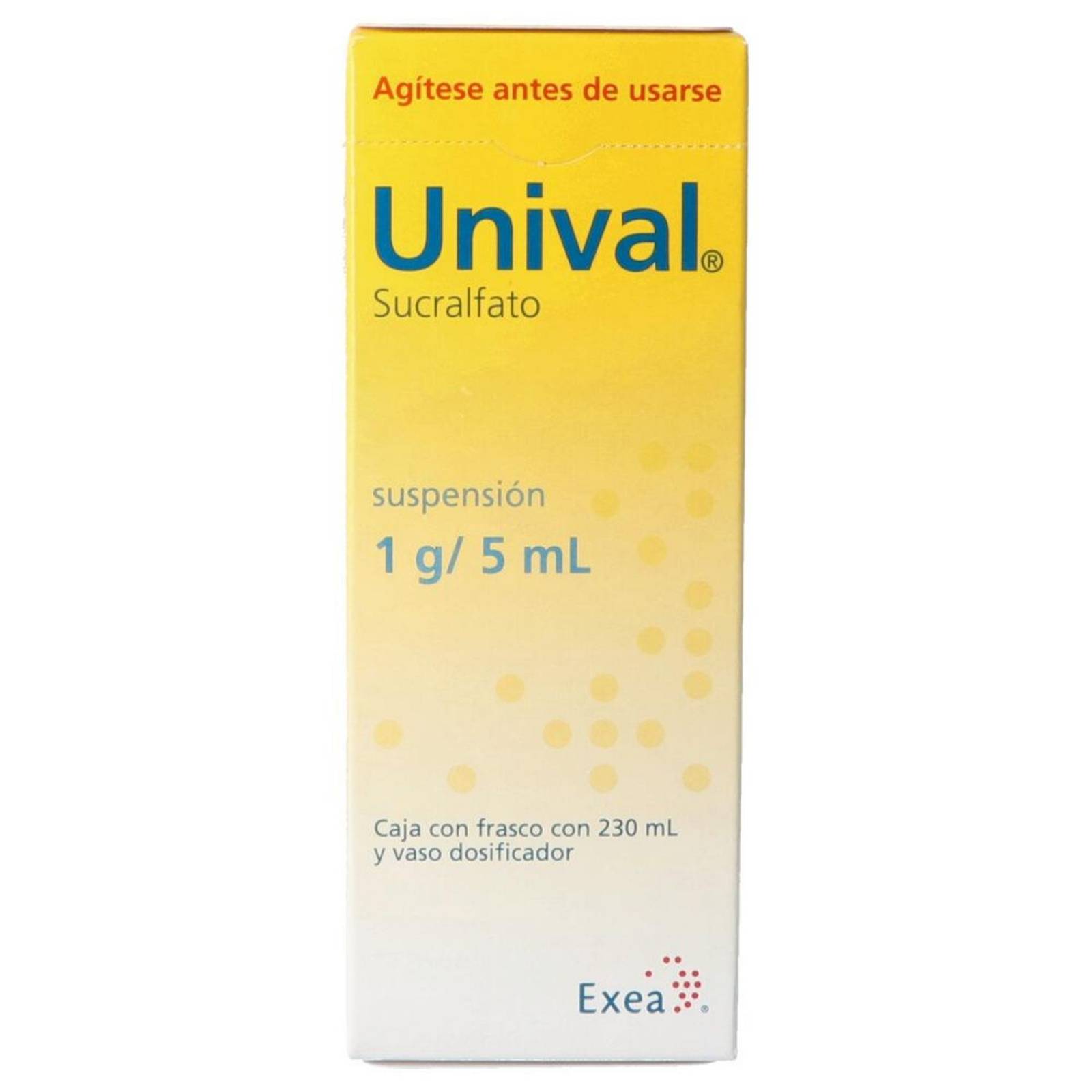 Unival Suspensión 1 g/ 5 mL Caja Con Frasco Con 230mL 