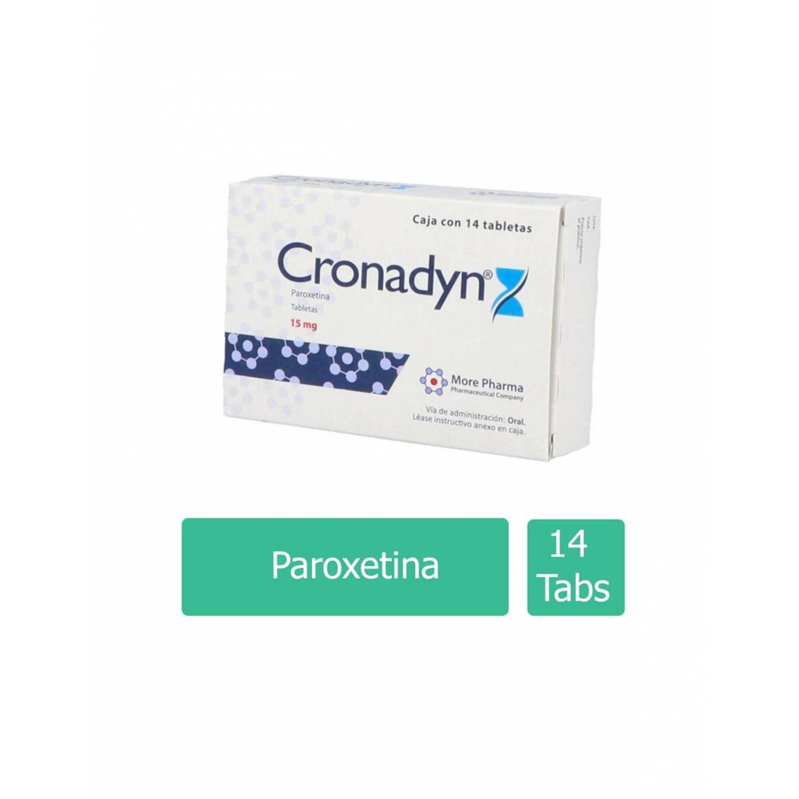 Cronadyn 15 mg Caja Con 14 Tabletas 