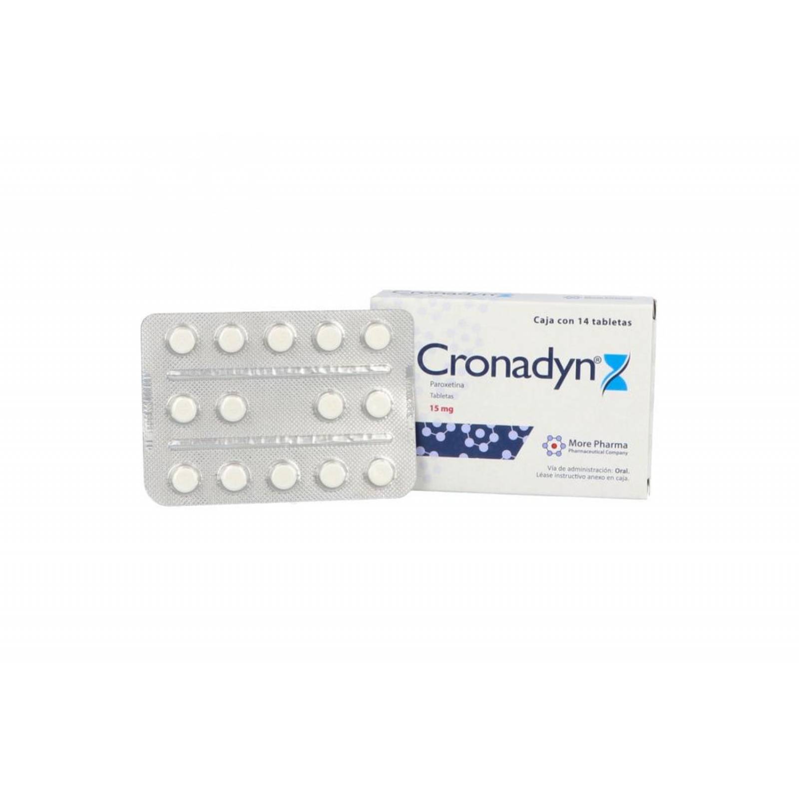Cronadyn 15 mg Caja Con 14 Tabletas 