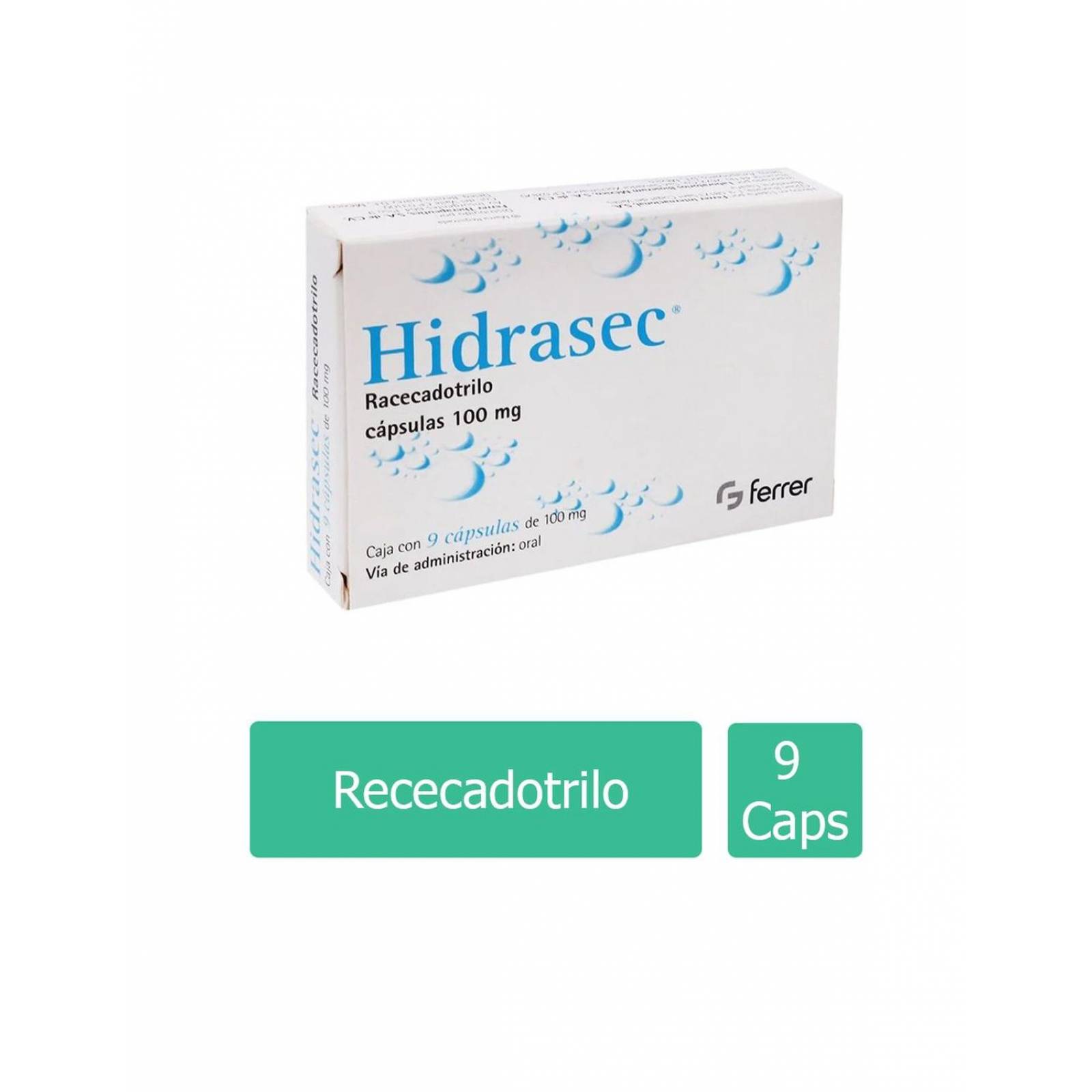 Hidrasec 100 mg Caja Con 9 Cápsulas 