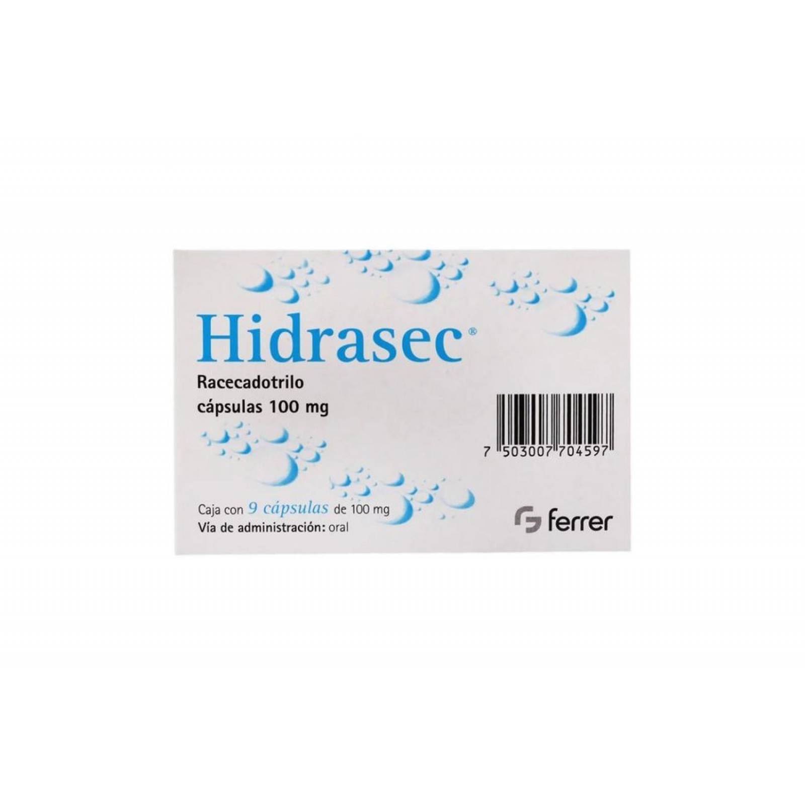 Hidrasec 100 mg Caja Con 9 Cápsulas 