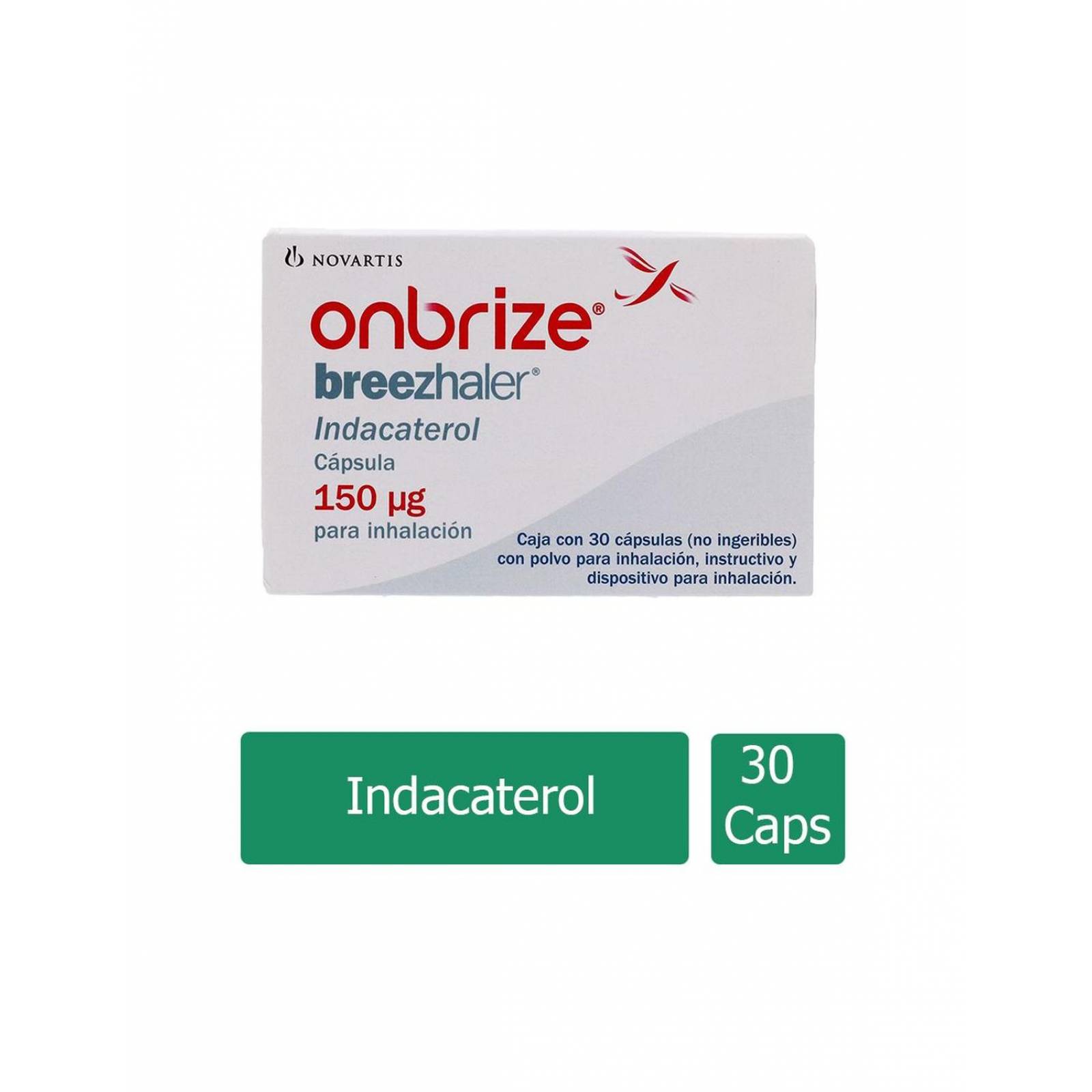 Onbrize Breezhaler 150 mg Caja Con 30 Cápsulas 