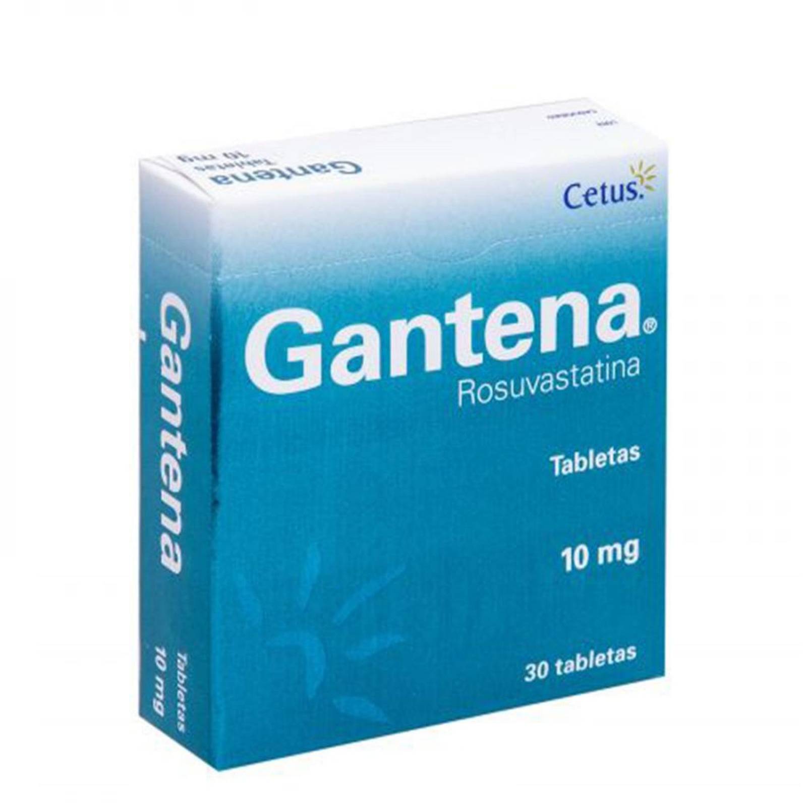 Gantena 10 mg Caja Con 30 Tabletas 