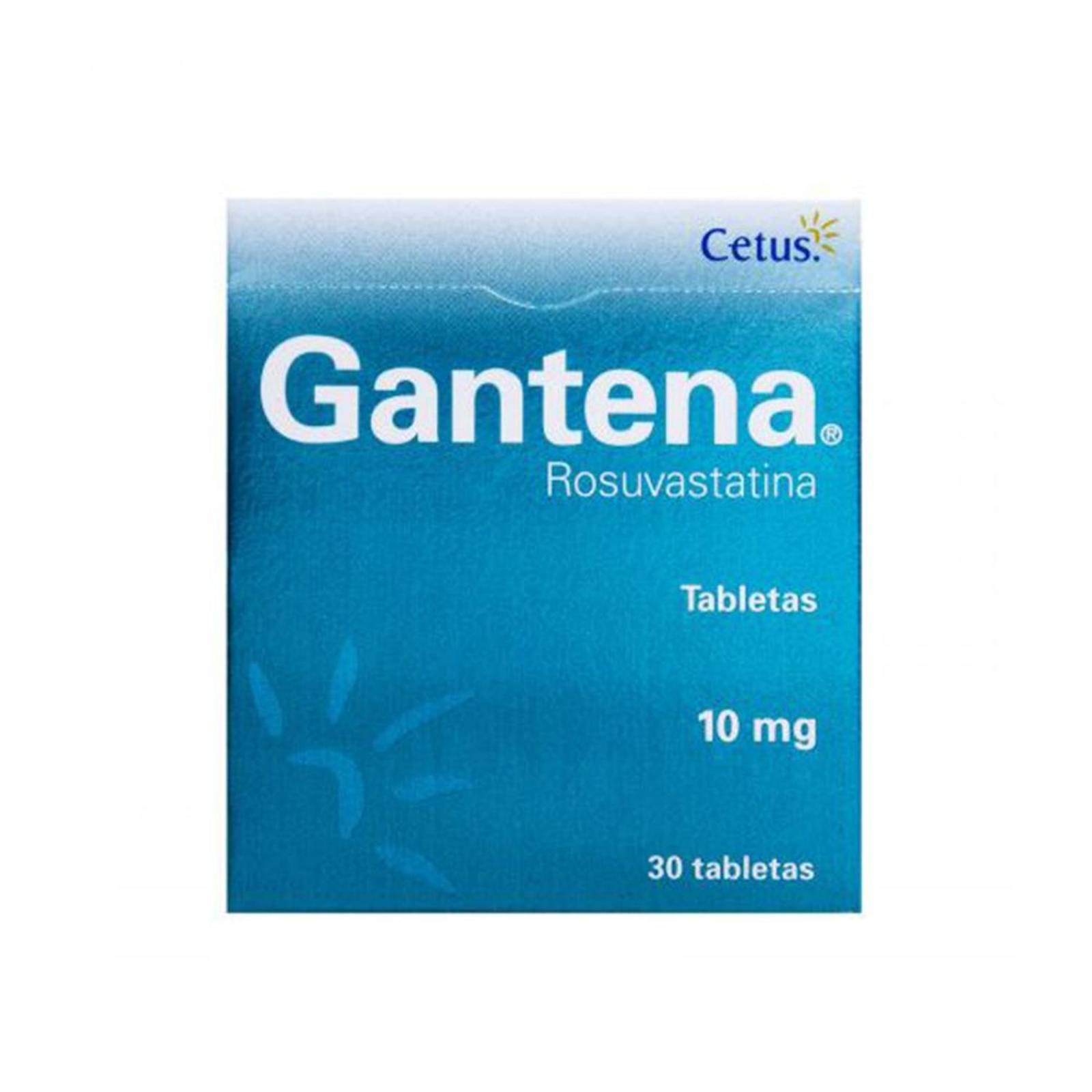 Gantena 10 mg Caja Con 30 Tabletas 