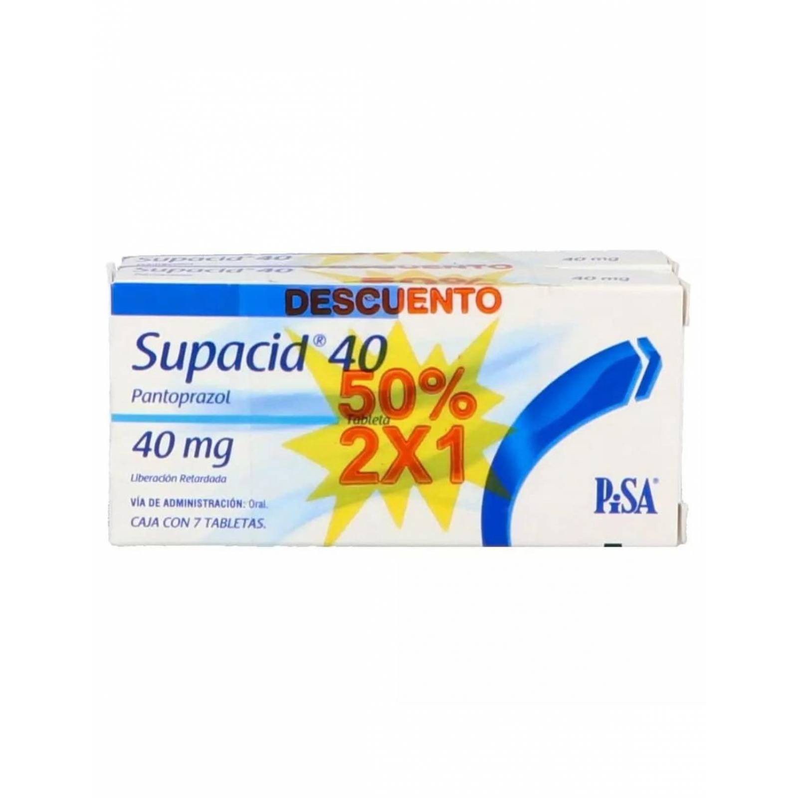 Supacid 40 40 mg Caja Con 7 Tabletas 