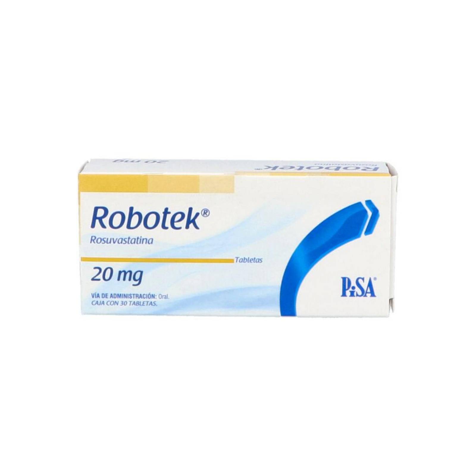 Robotek 20 mg Caja Con 30 Tabletas 