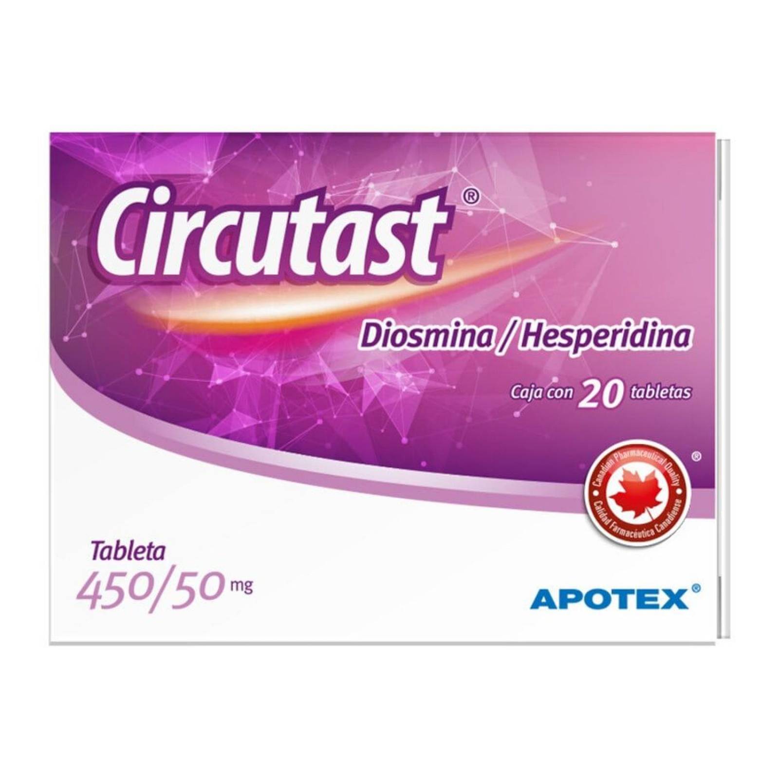 Circutast 450 mg/50 mg Caja Con Blíster Con 20 Tabletas 