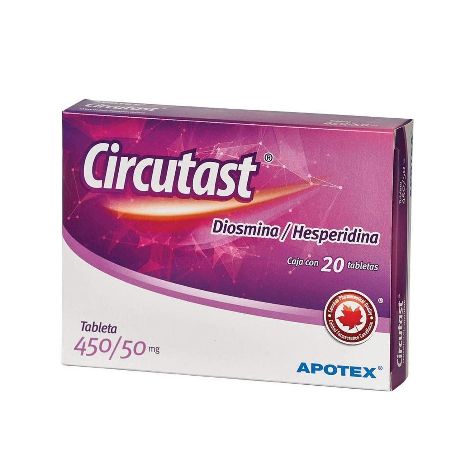 Circutast 450 mg/50 mg Caja Con Blíster Con 20 Tabletas 
