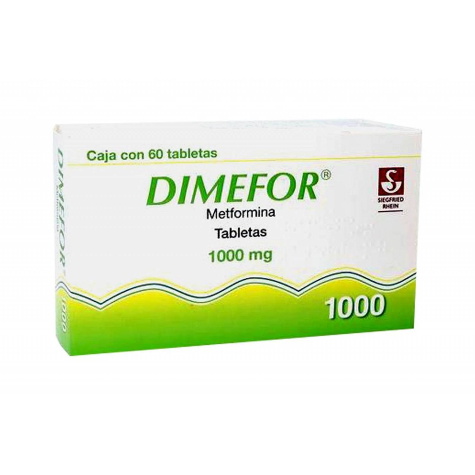 Dimefor 1000 mg Con 60 Tabletas 
