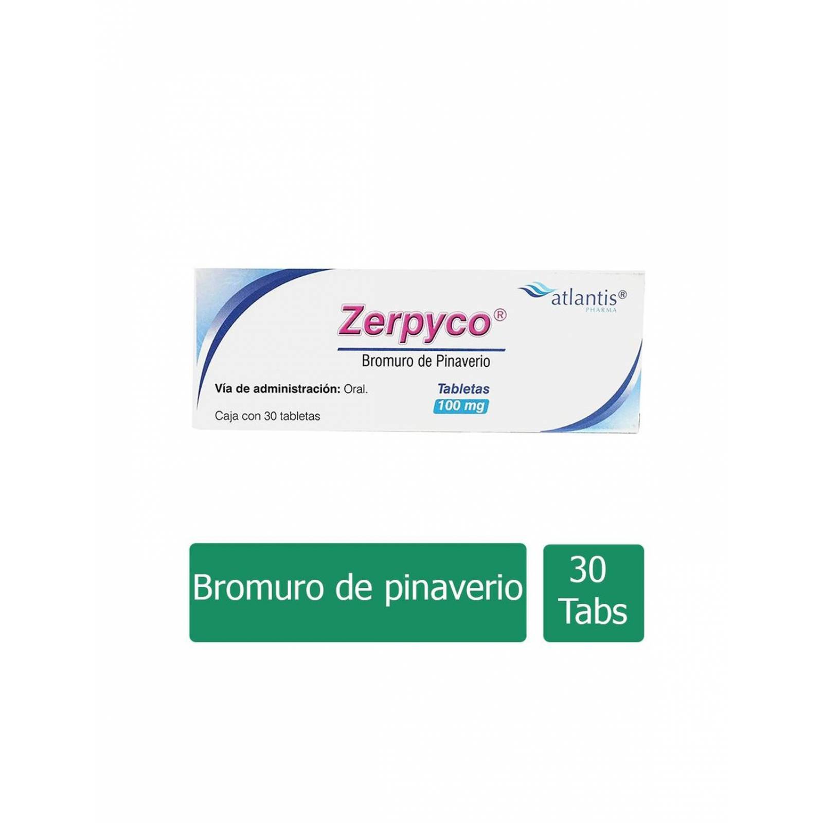 Zerpyco 100 mg Caja Con 30 Tabletas 