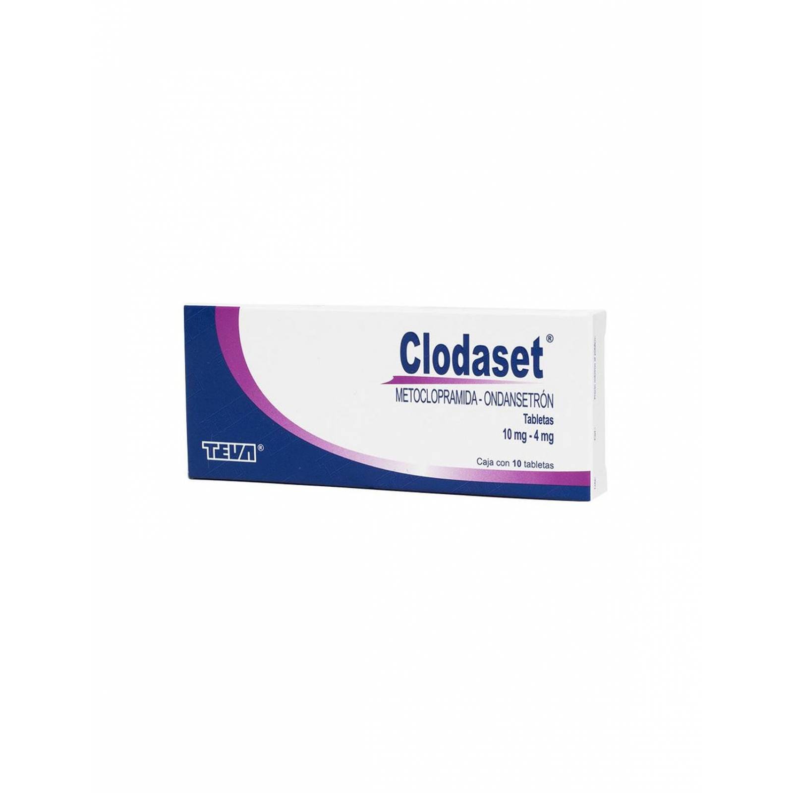Clodaset 10mg/4mg Caja Con 10 Tabletas 
