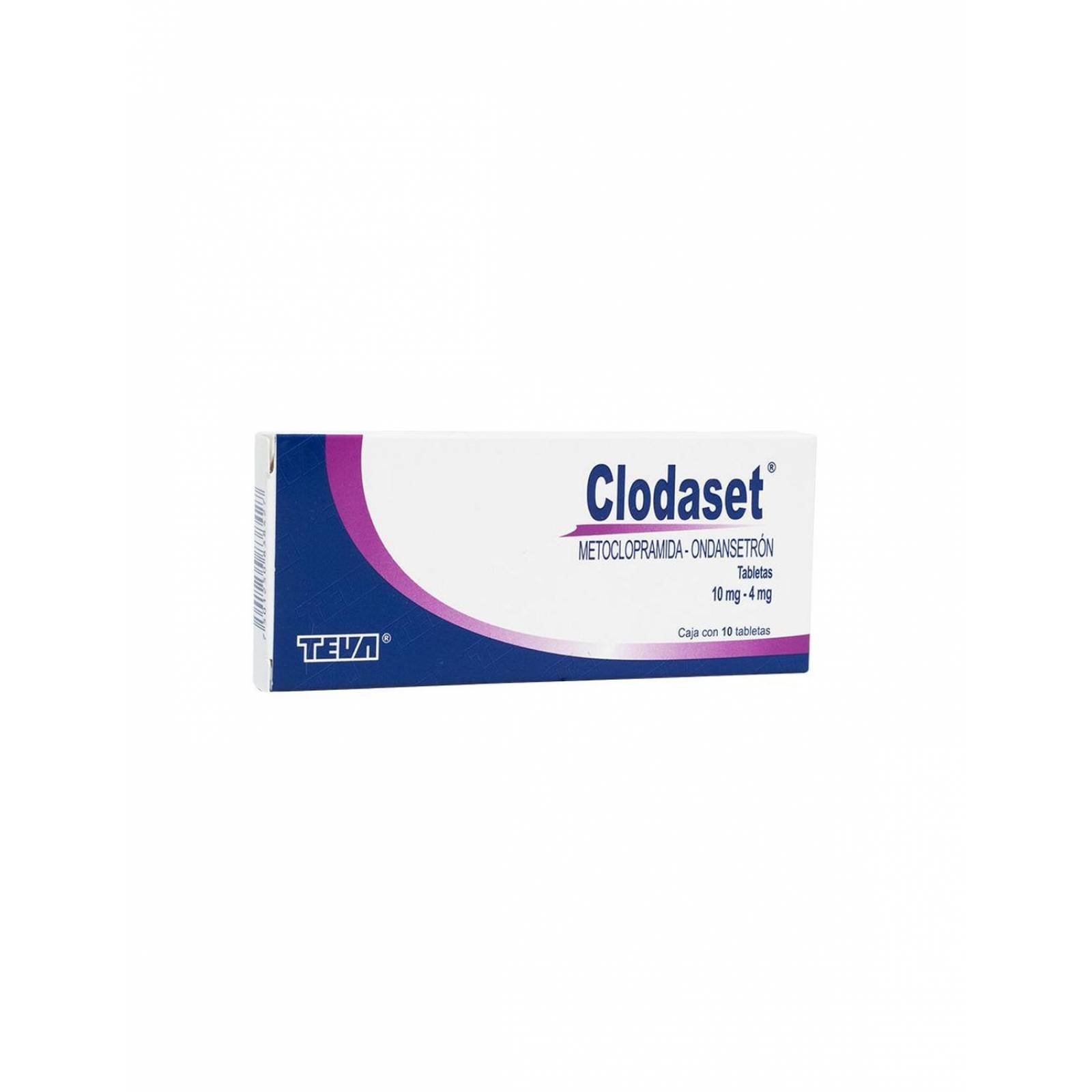 Clodaset 10mg/4mg Caja Con 10 Tabletas 