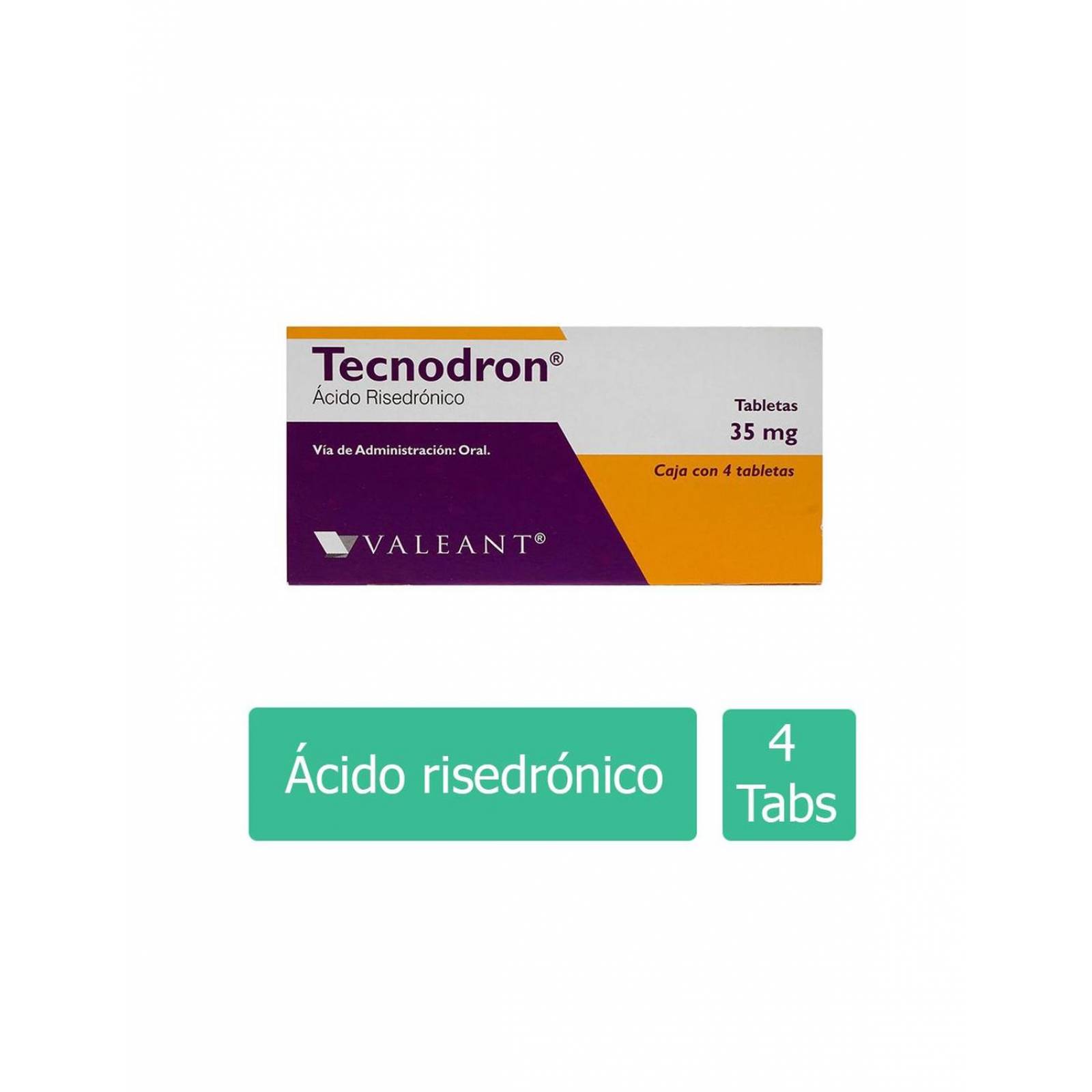 Tecnodron 35 mg Caja Con 4 Tabletas 