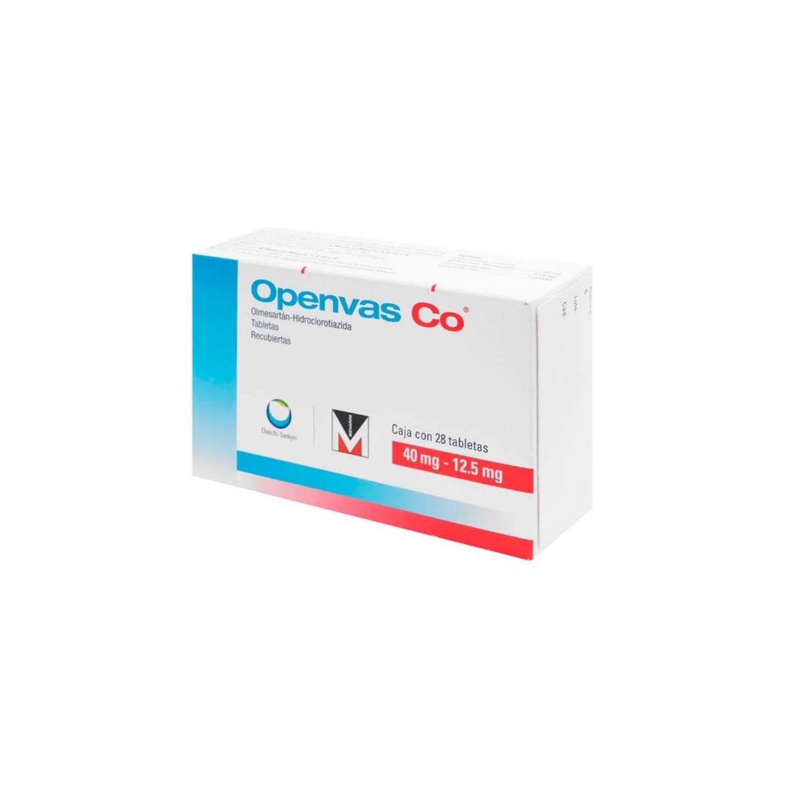 Openvas Co 40 mg/12.5 mg Caja Con 14 Tabletas 