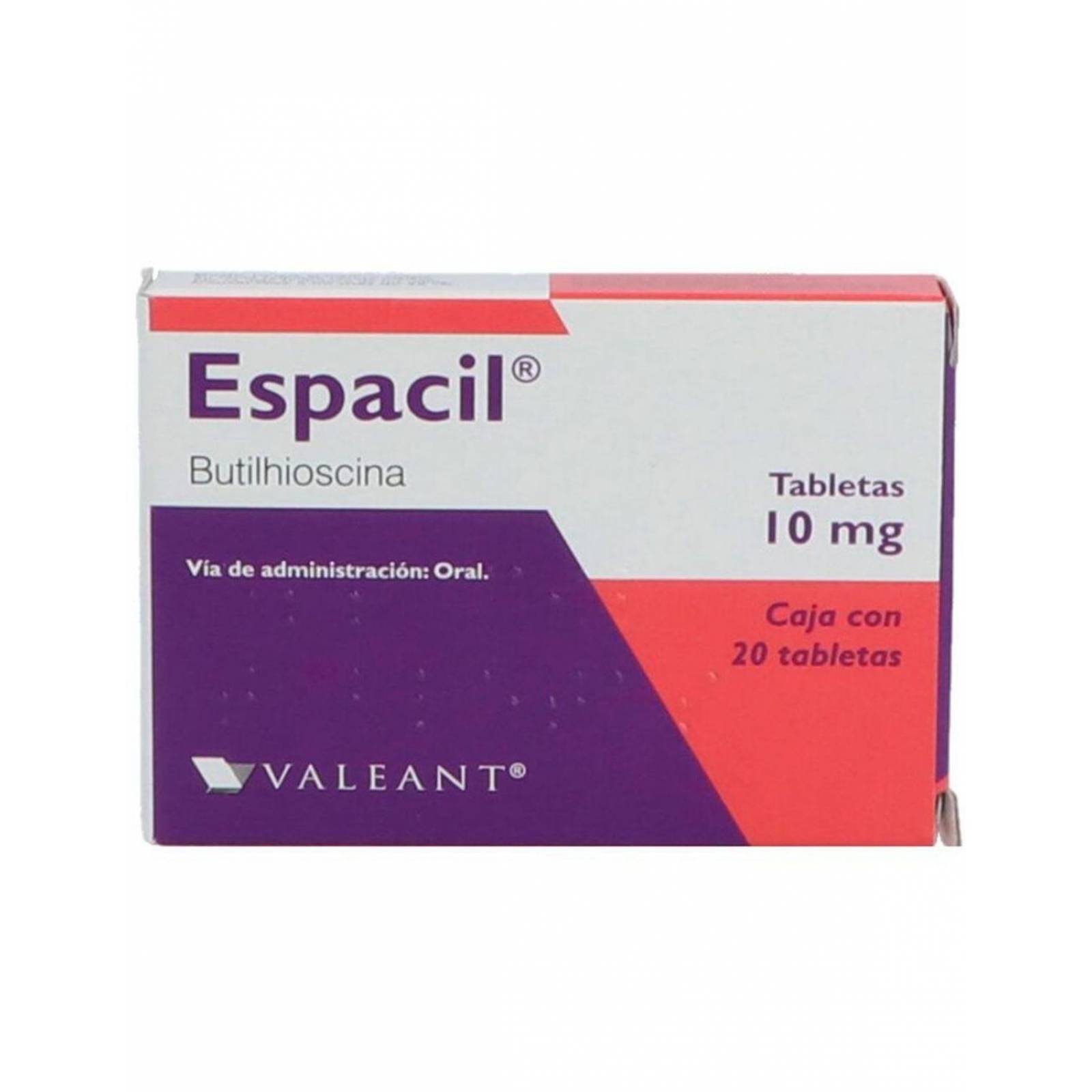 Espacil 10 Mg Caja Con 20 Tabletas 