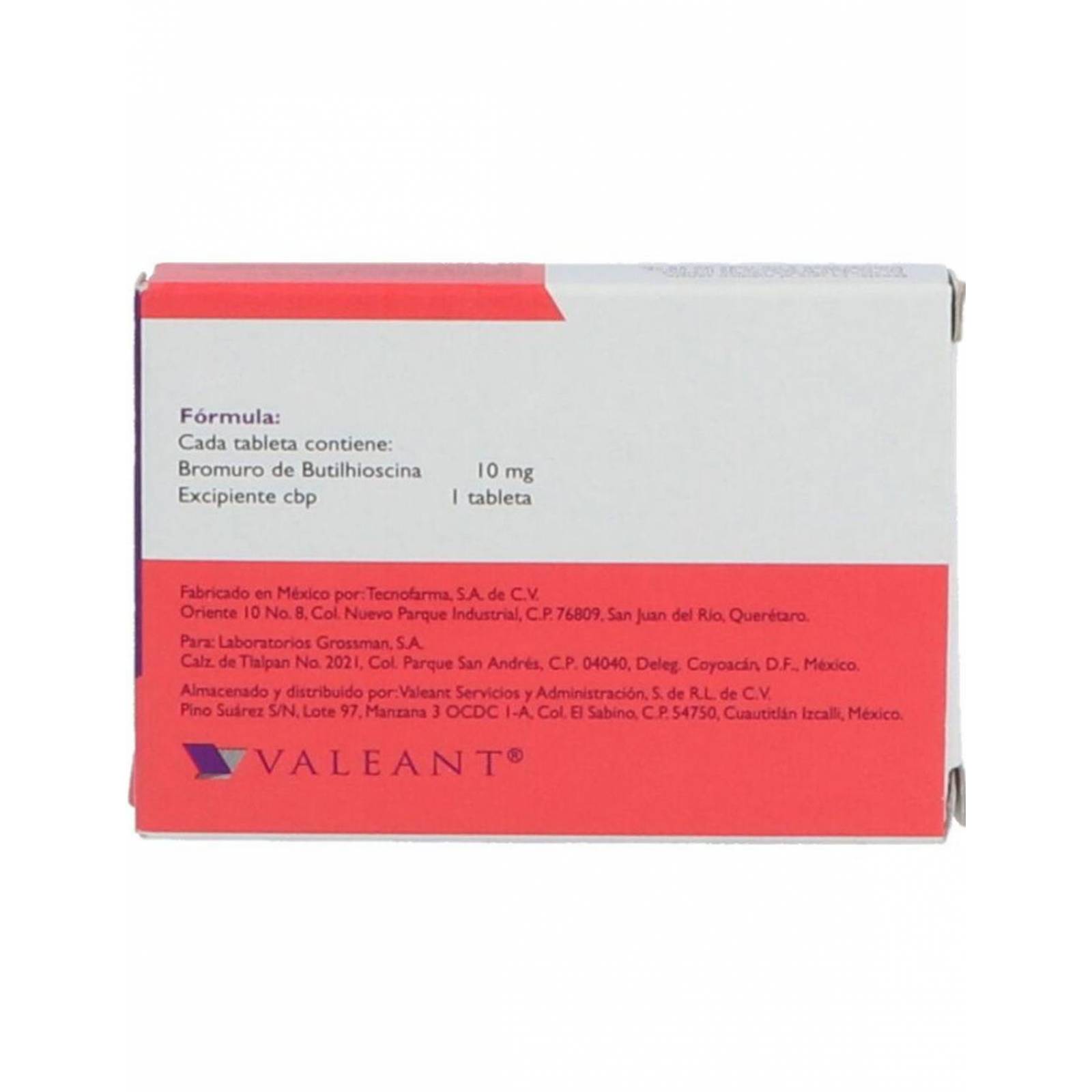 Espacil 10 Mg Caja Con 20 Tabletas 