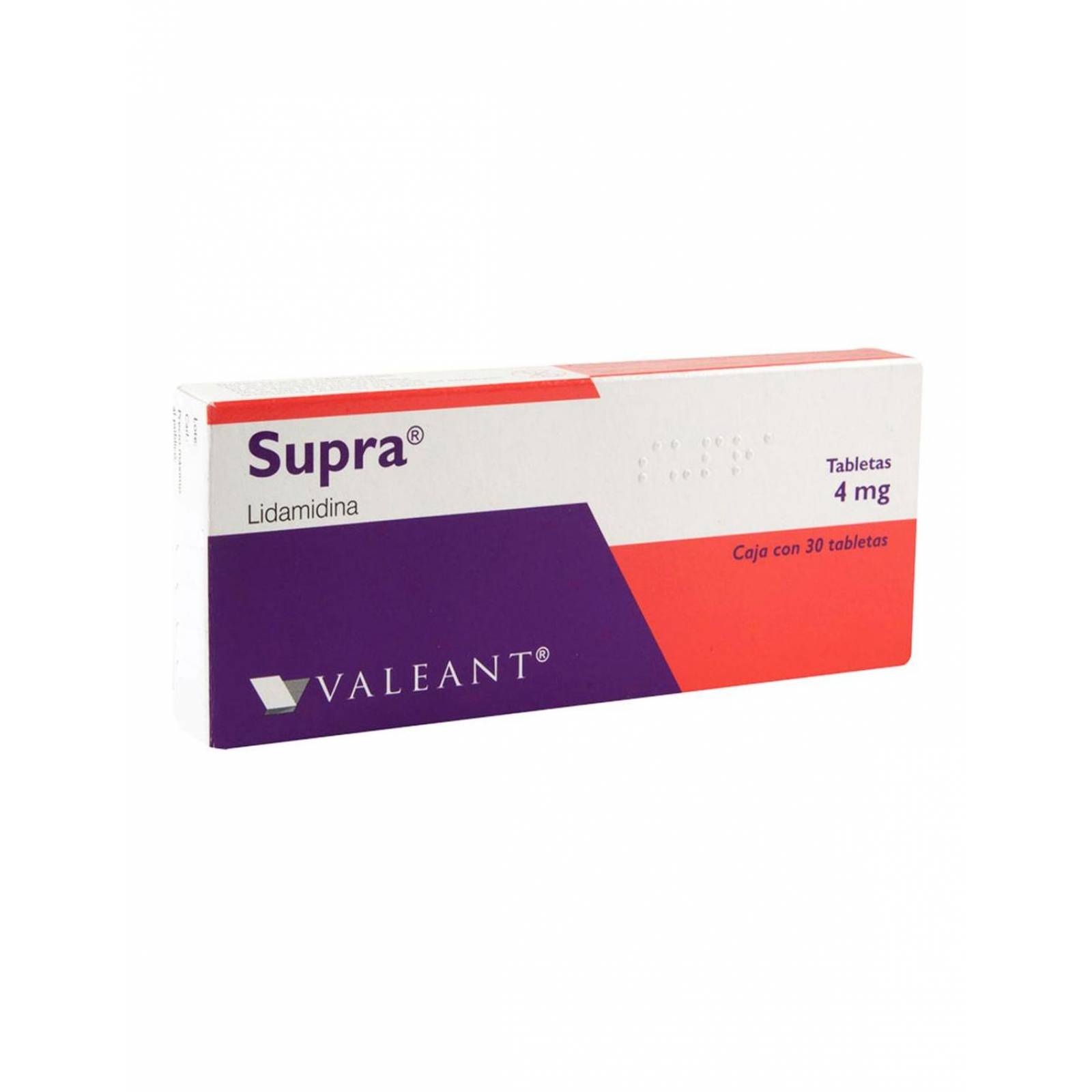 Supra 4 mg Caja Con 30 Tabletas 