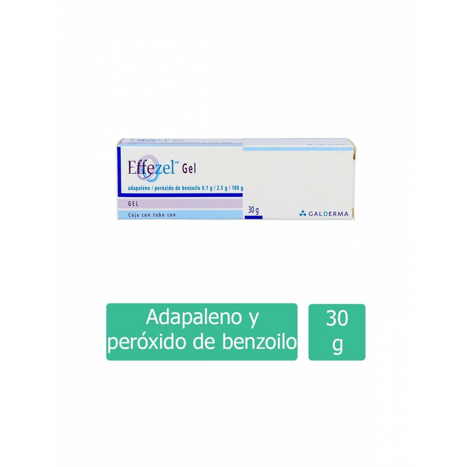 Effezel Gel 0.1g/2.5g/100g Caja Con Tubo Con 30g 