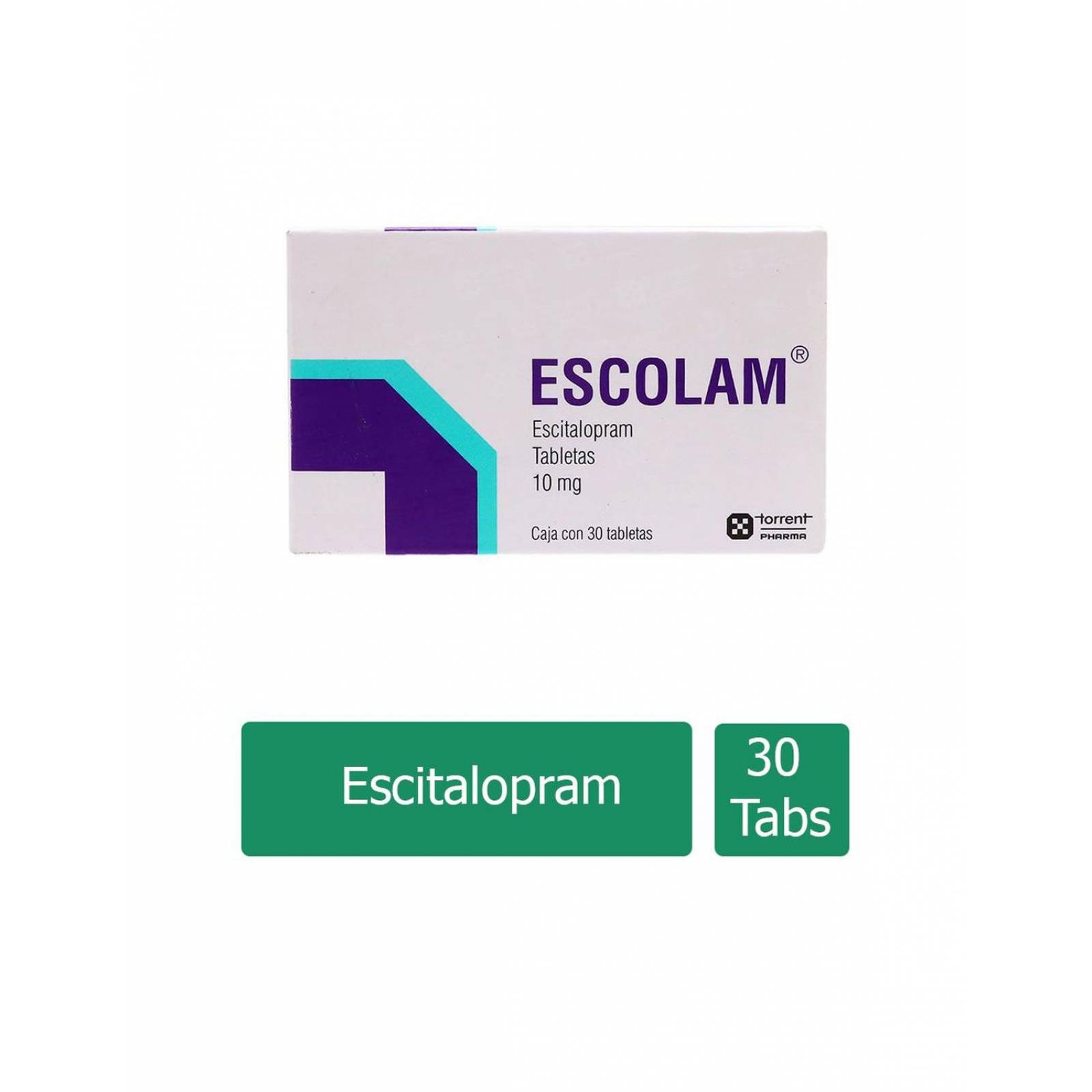 Escolam 10 mg Caja Con 30 Tabletas 