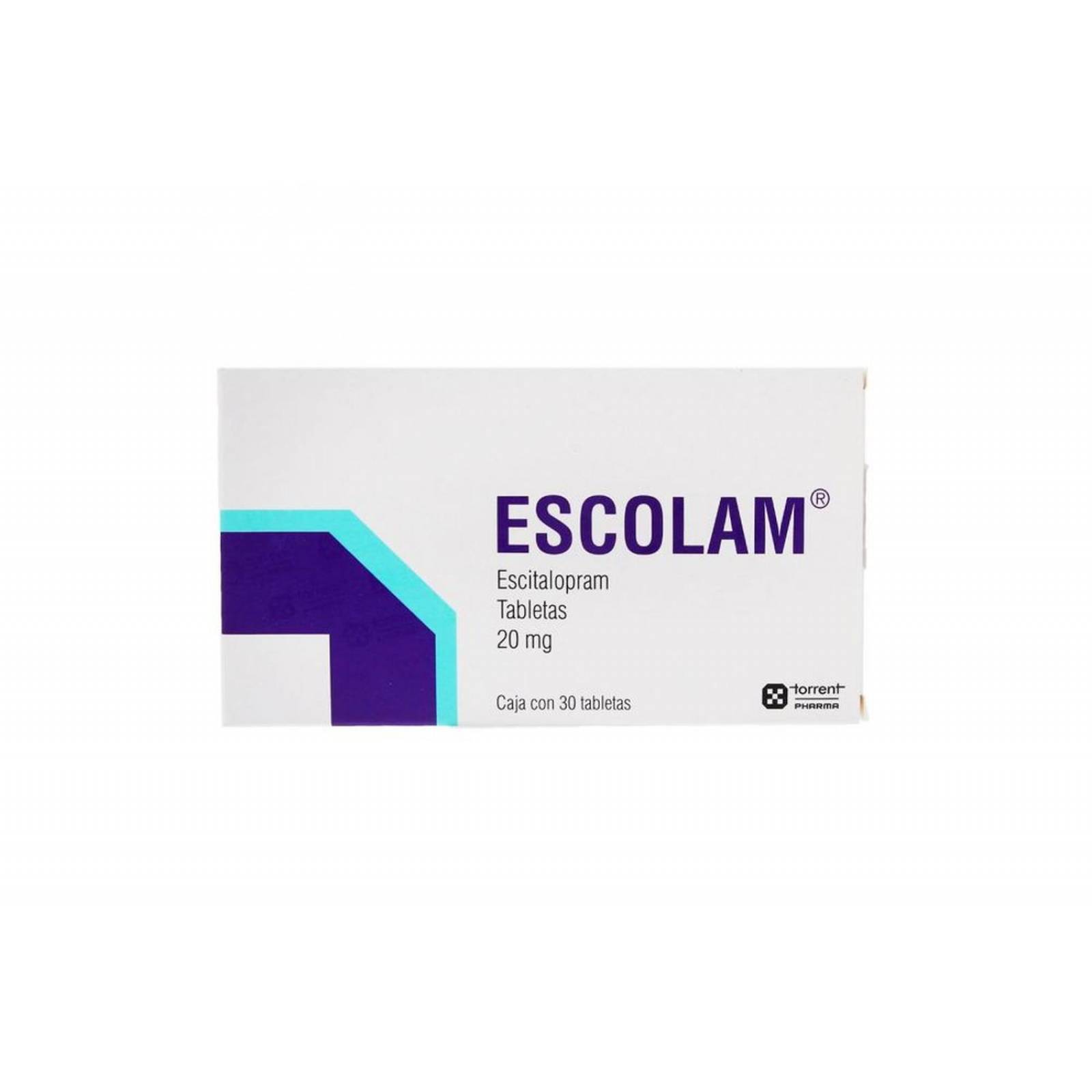 Escolam 20 mg Caja Con 30 Tabletas 