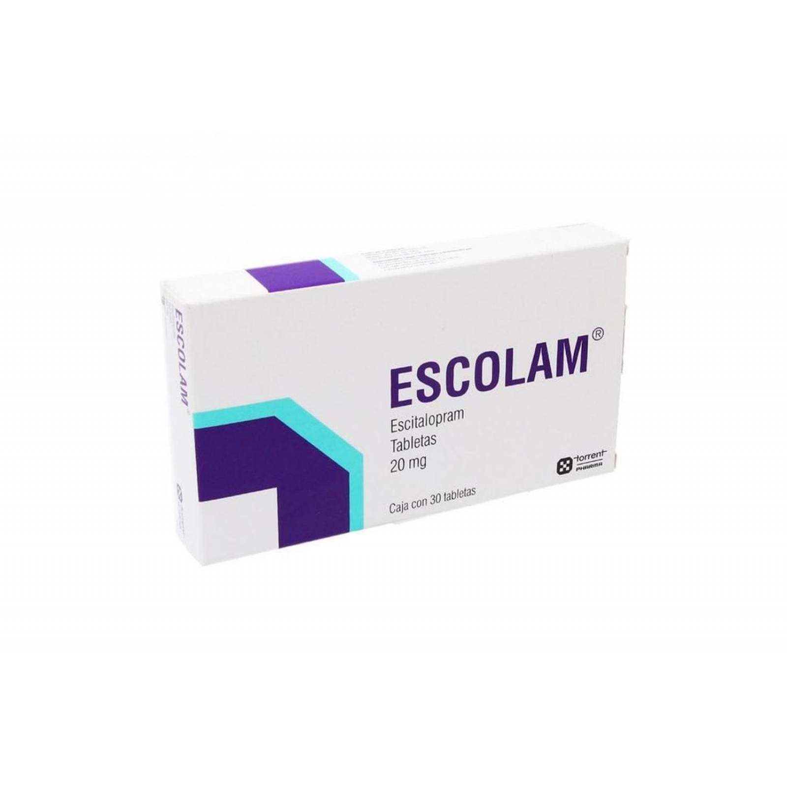 Escolam 20 mg Caja Con 30 Tabletas 