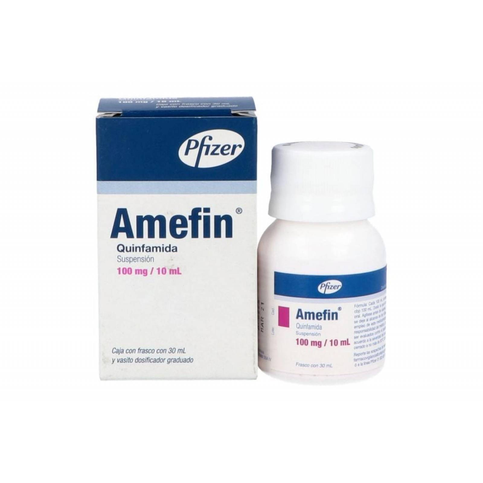 Amefin Suspensión 1000 mg Caja Con Frasco Con 30 mL 