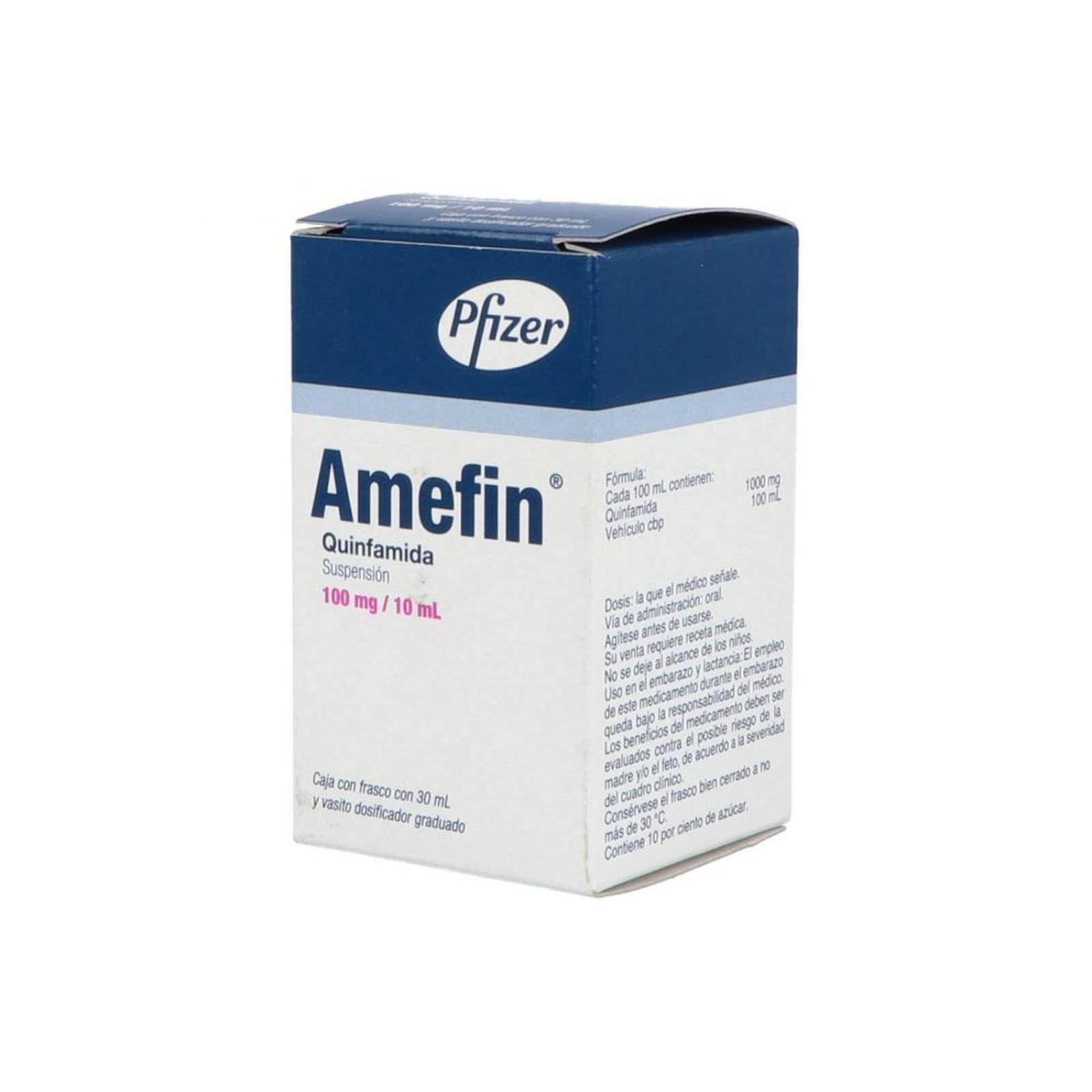 Amefin Suspensión 1000 mg Caja Con Frasco Con 30 mL 