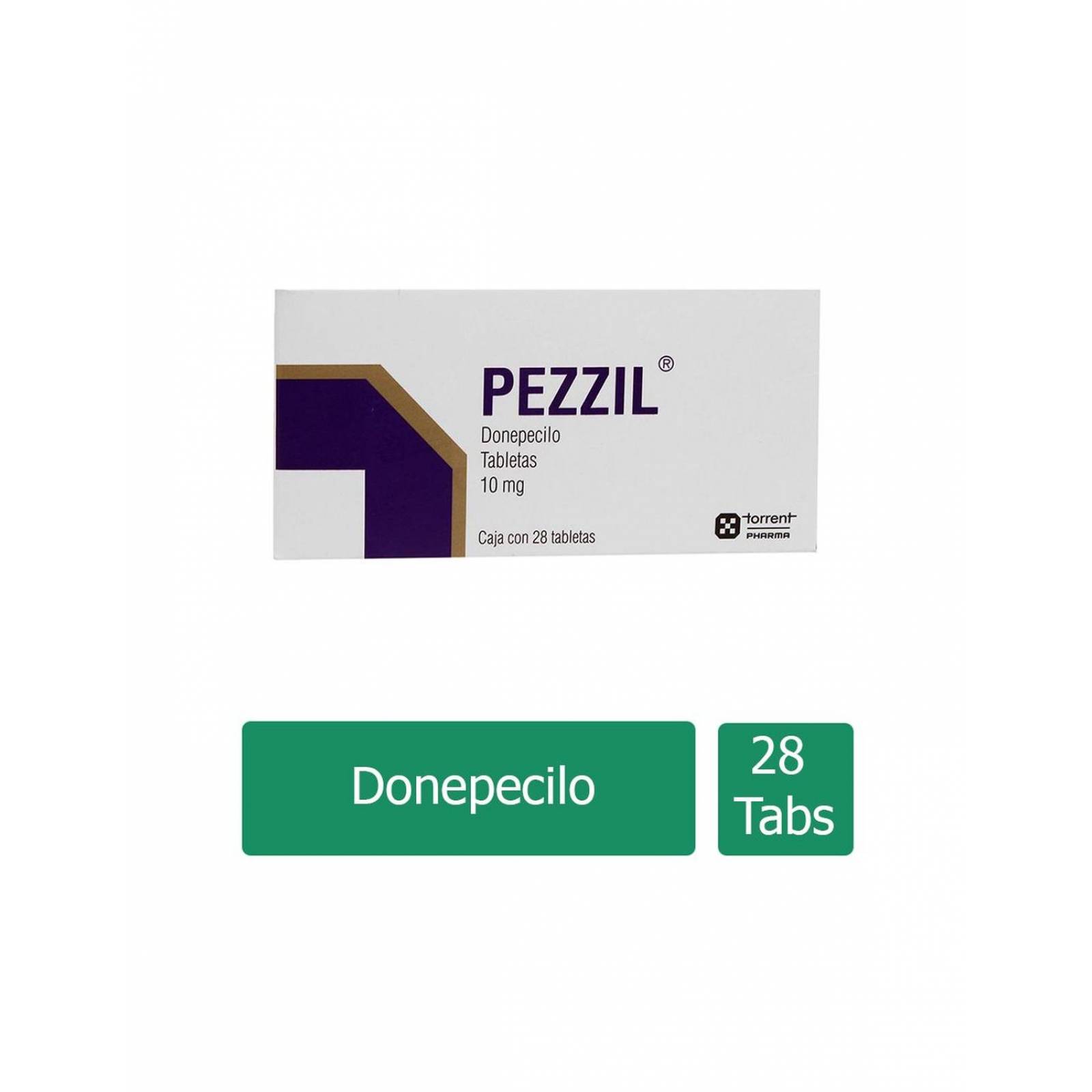 Pezzil 10 mg Caja Con 28 Tabletas 