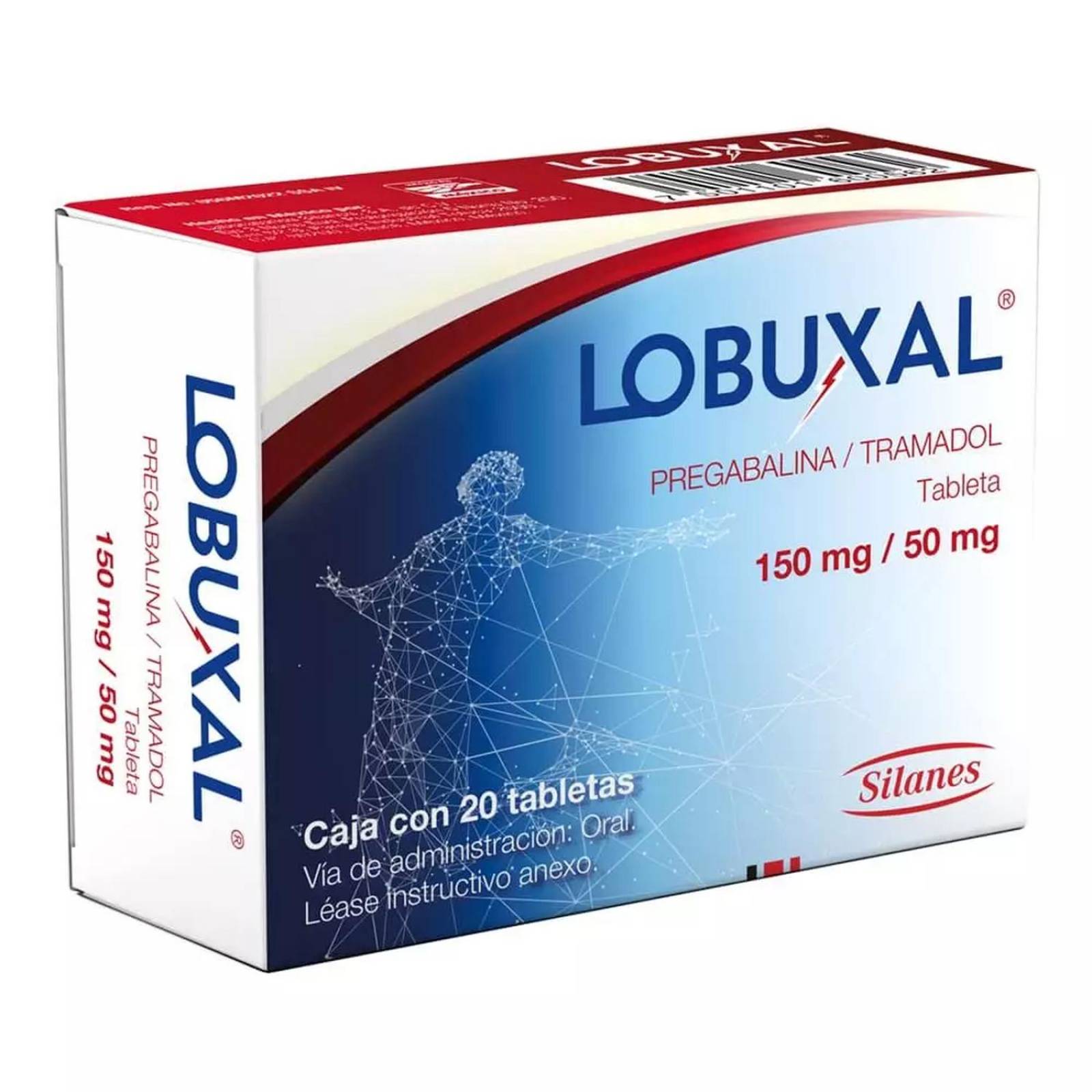 Lobuxal 150 mg/50 mg Caja Con 20 Tabletas 