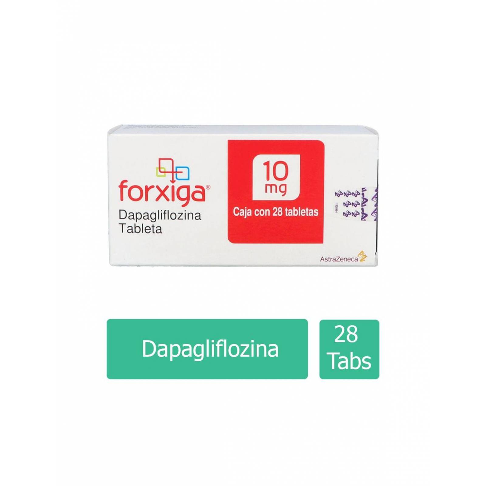 Forxiga 10 Mg Caja Con 28 Tabletas 