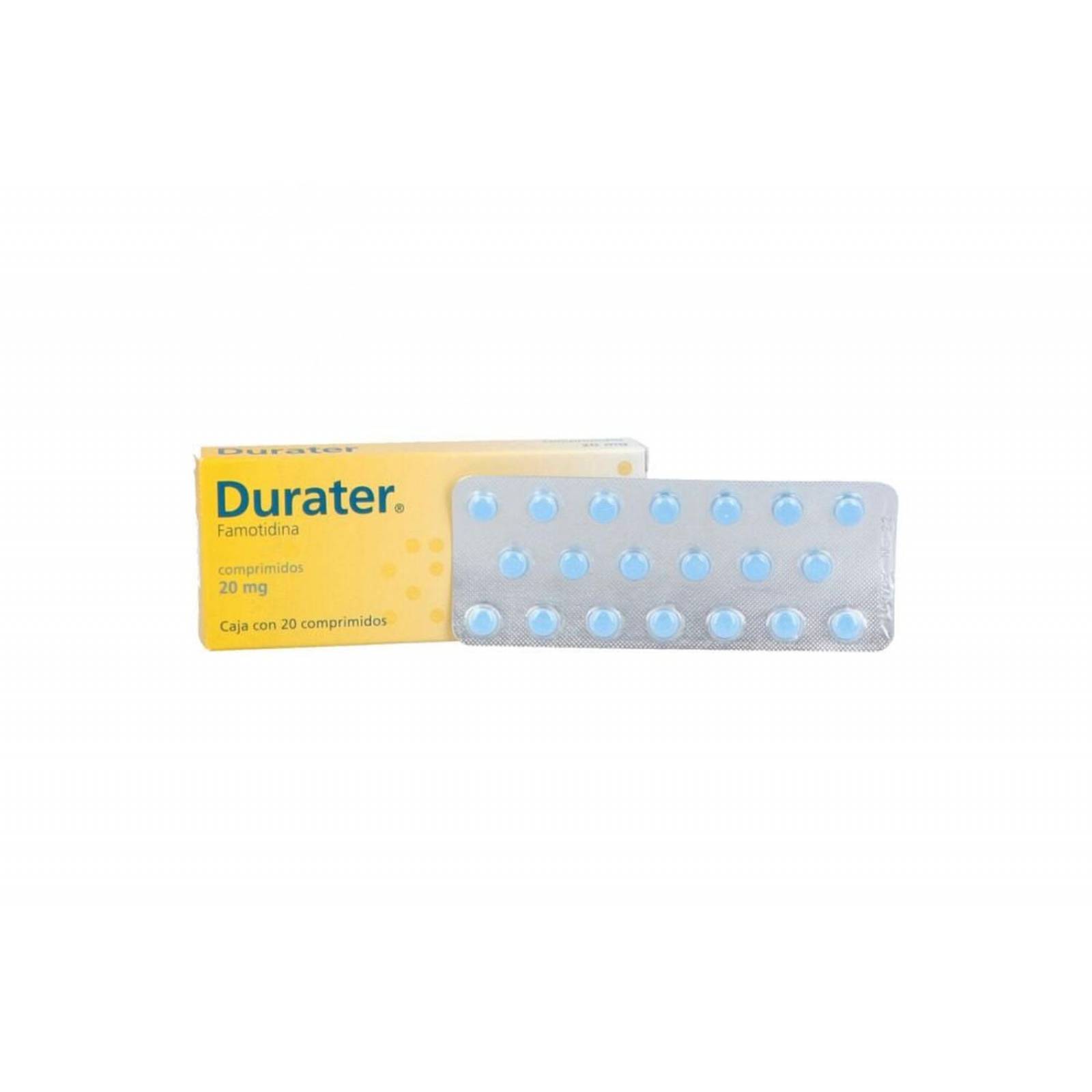 Durater 20 Mg Caja Con 20 Comprimidos 